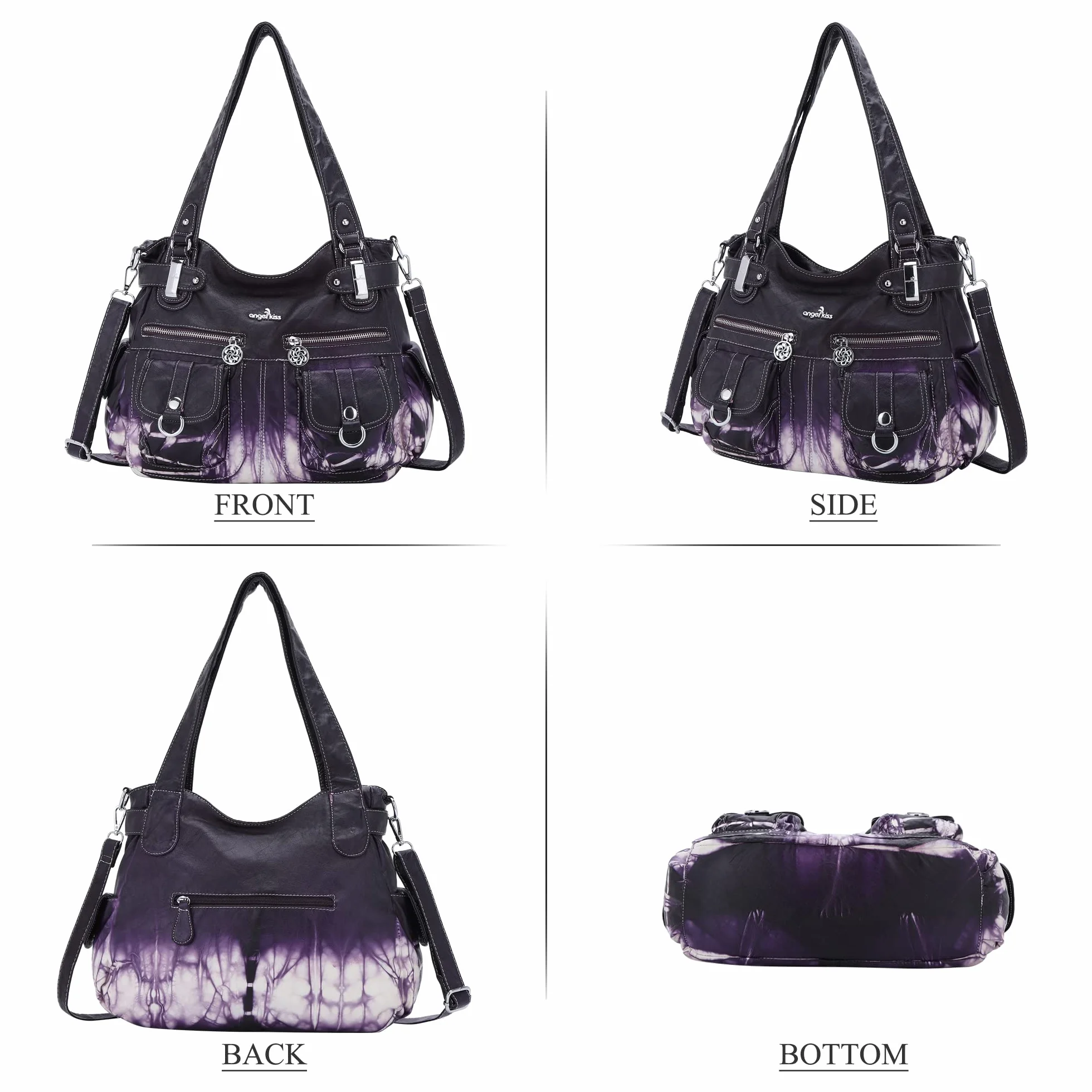 Angel Kiss Torba z zamkiem błyskawicznym Kobiety handbag with crossbody strap