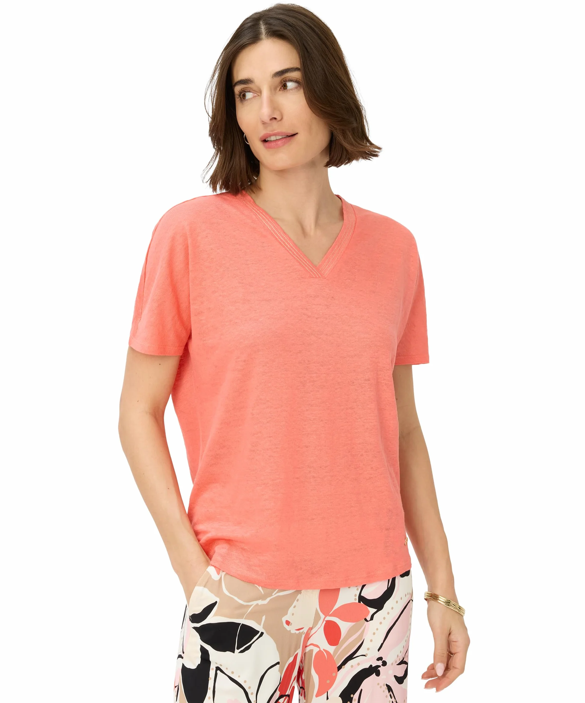BRAX Koszulka Kobiety Pure Linen Solid