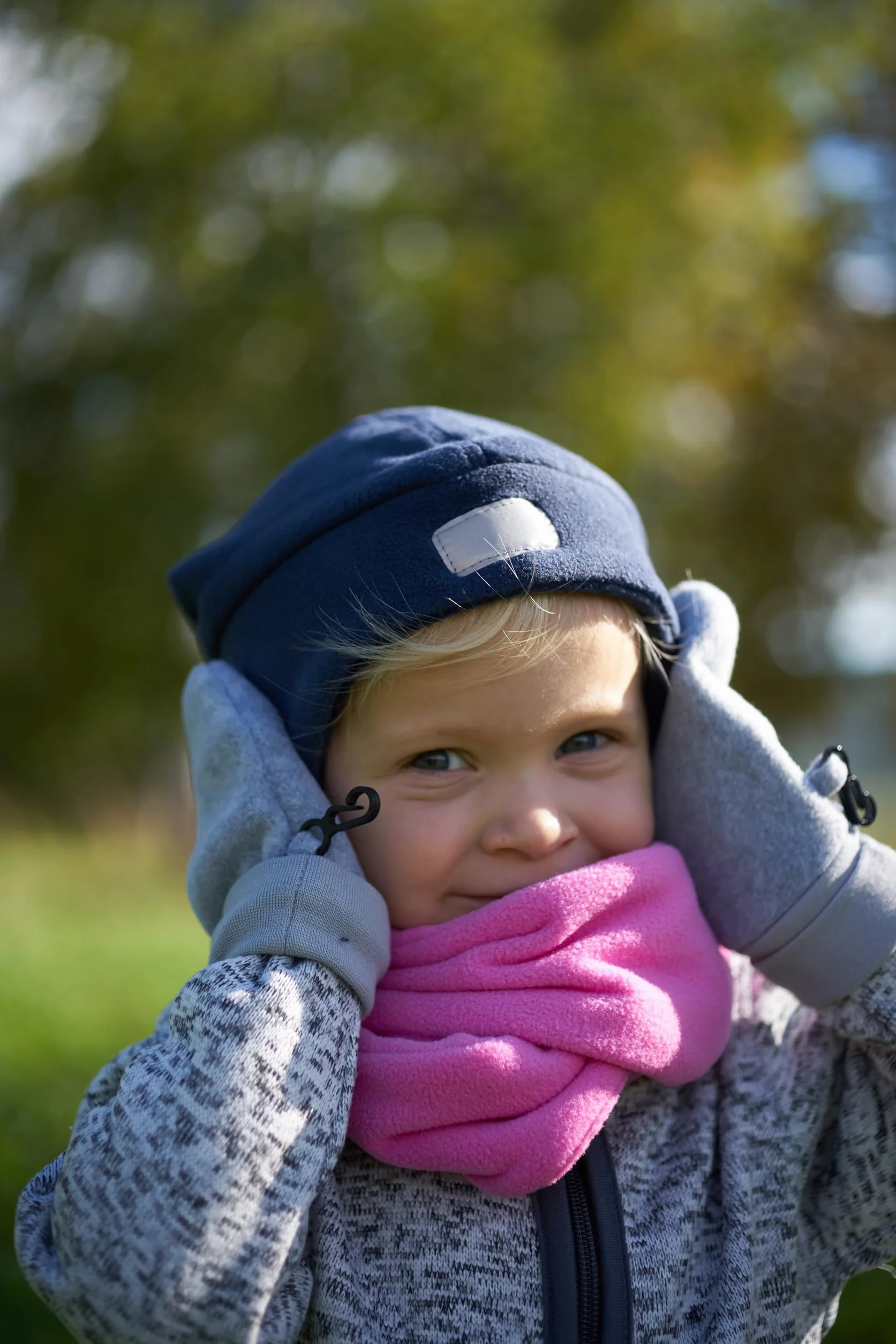 Playshoes Unisex szal polarowy, miękki okrągły szal odpowiedni na zimne dni