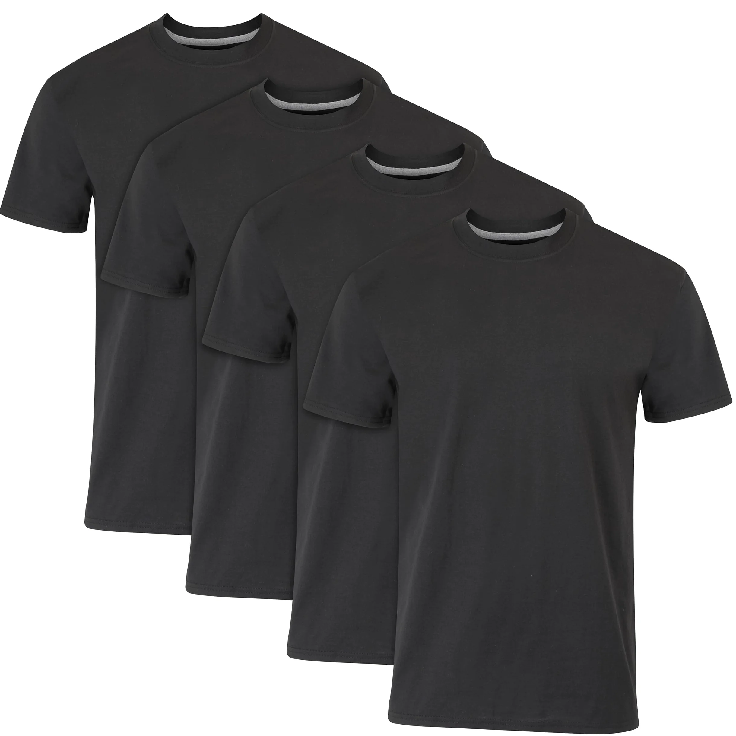 Hanes Ultimate Fresh Iq Slim Fit Crew podkoszulek, 4-pak Mężczyźni Hanes Ultimate Men's Fresh Iq Slim Fit Crew Undershirt, 4-pack (4 w zestawie)
