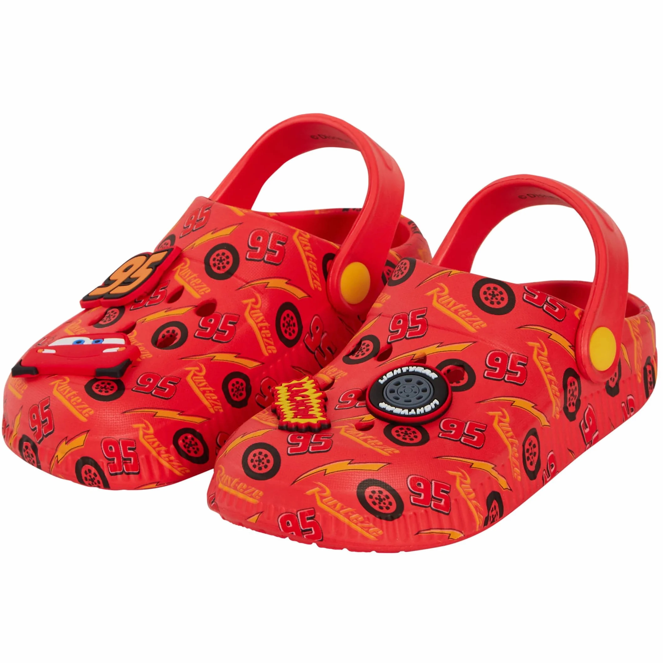Disney Chłopięce sandały Lightning McQueen z paskiem na kostkę buty plażowe