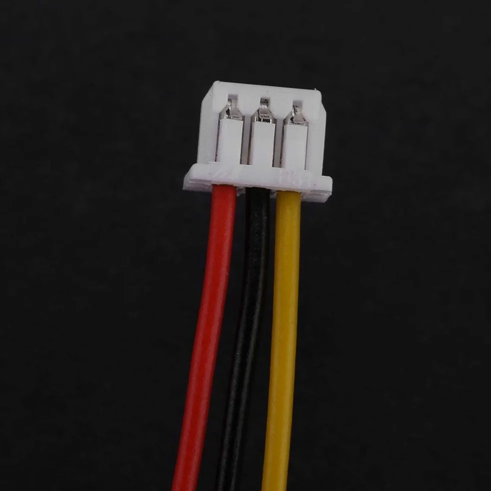 20 par 1,25 mm wtyk i gniazdo Micro JST 2-biegunowe/3-biegunowe mini Micro JST z kablem 100 mm do płytki drukowanej itd. (3-pinowy)