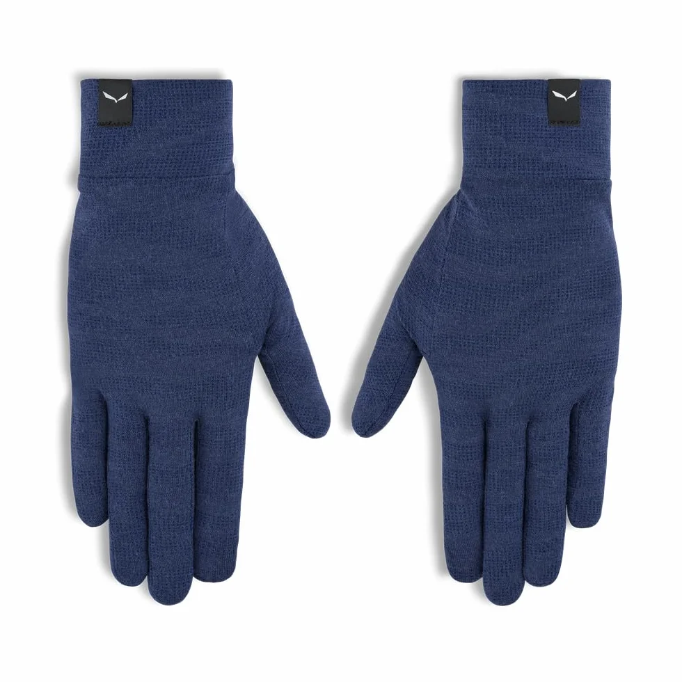 Salewa Cristallo Liner Gloves, niebieskie, S