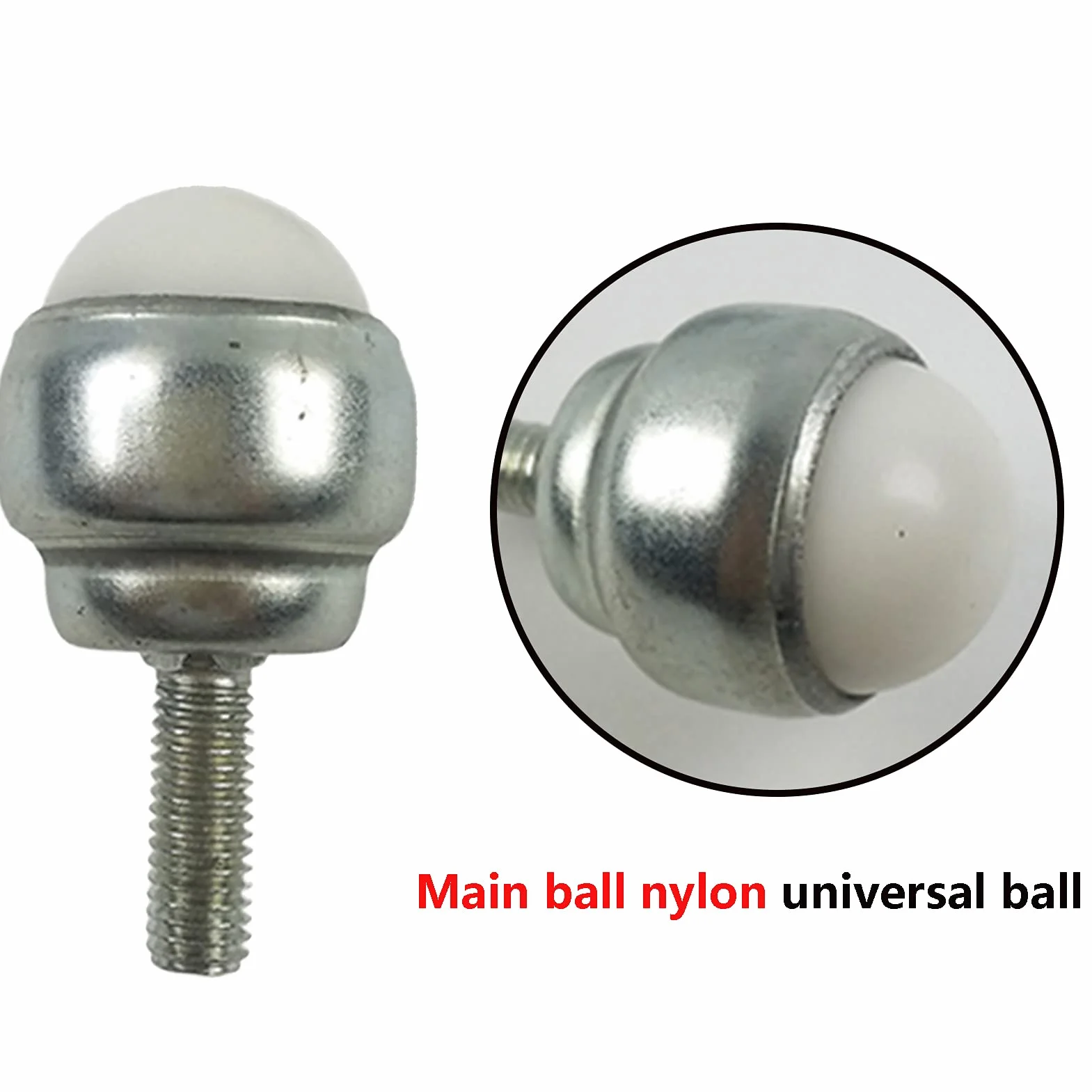 Kółka Kulkowe - 10 Sztuk do Mebli, Wózków Rolkowych/Uniwersalnych Kół (Nylon)
