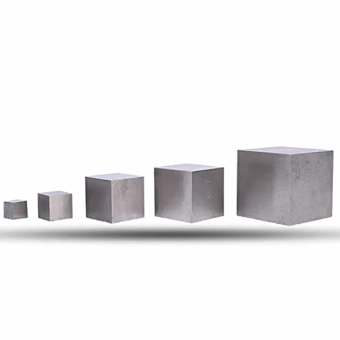 Kostka wolframowa - 15 x 15 x 15 mm metalowy blok do kolekcji elementów naukowych i kreatywnych prezentów DIY