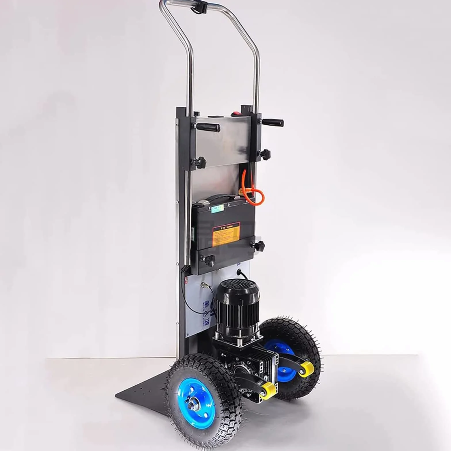 Elektryczne Wózki Ręczne Do Wspinaczki Po Schodach O Mocy 1200 W, Ciężarówka Workowa Do Wspinaczki Po Schodach 48 V / 36 Ah, Obciążenie 400 Kg, Silnik Bezszczotkowy