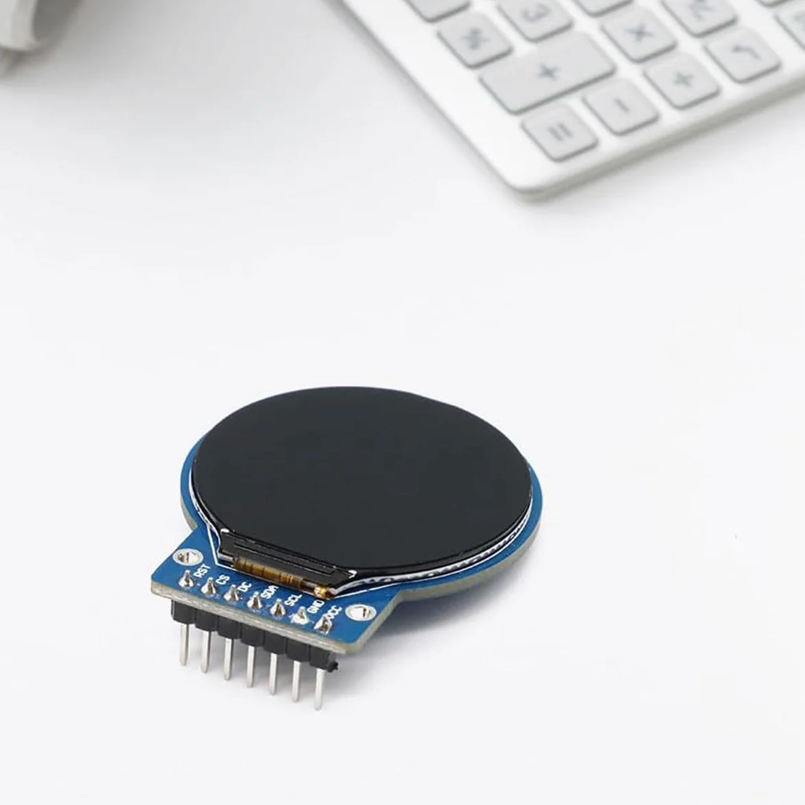 2 SZTUK 1,28 calowy wyświetlacz LCD TFT dla Arduino RGB IPS kolorowy ekran SPI goły okrągły ekran -GC9A01