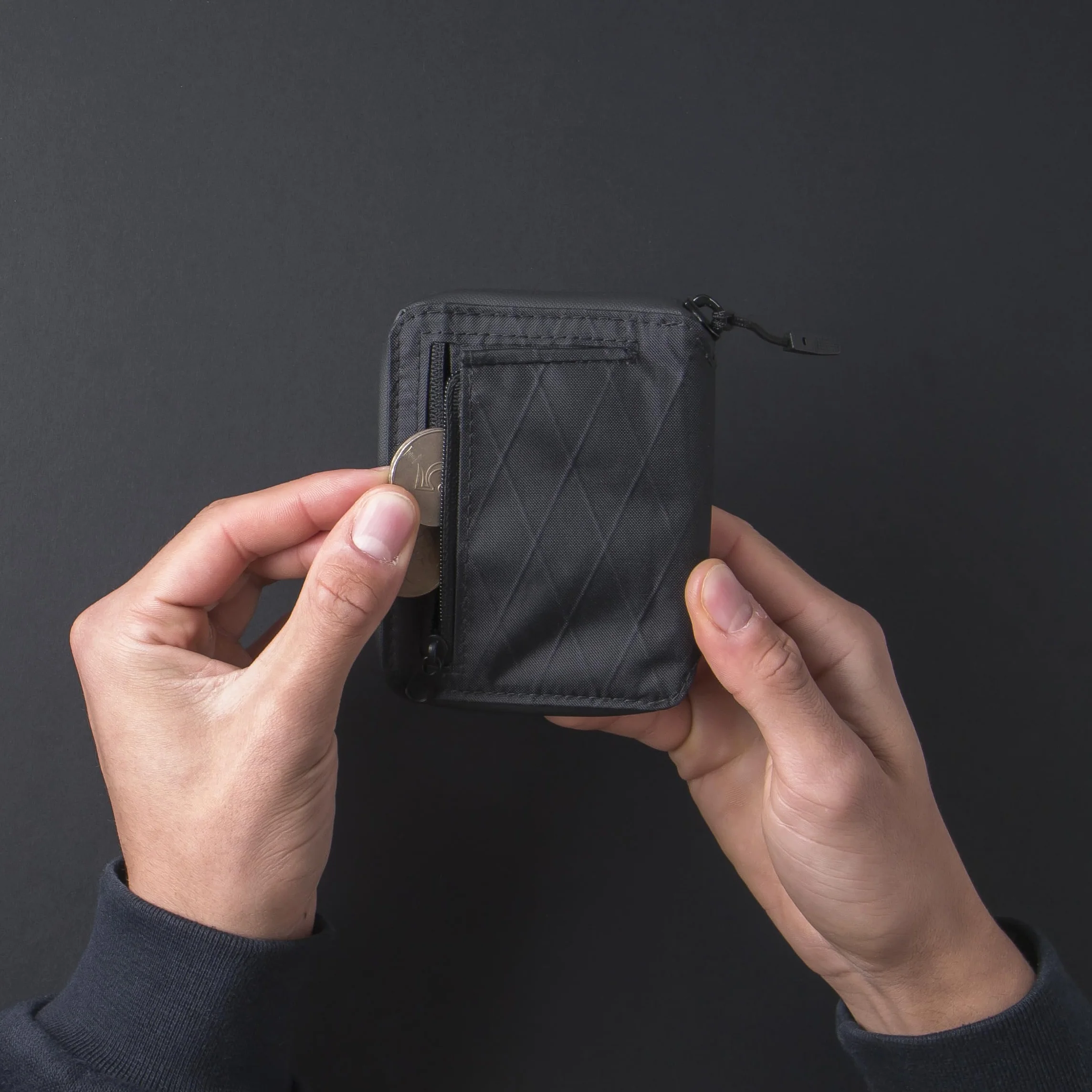 Lifeventure Portfel z zamkiem błyskawicznym Lifeventure X-Pac, portfel z ochroną RFiD i zamkiem błyskawicznym