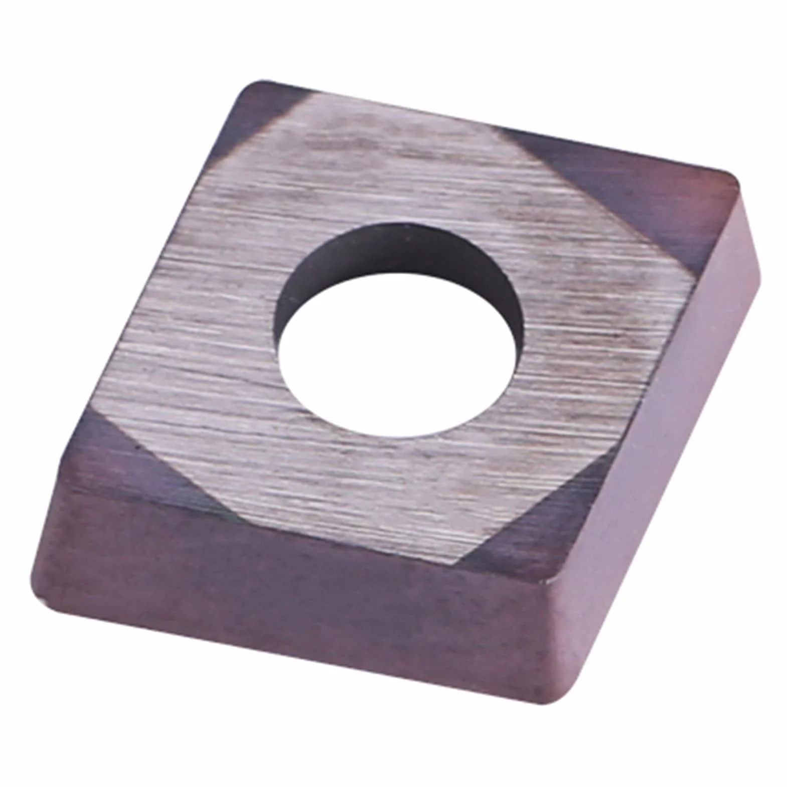 Płytki CNC, 10 szt. Płytki Tokarskie CNC CCMT060204 Hss, Cmt060204 Płytki Węglikowe VP15TF Węglik Fioletowy Brąz Końcówki Płytki Ostrza Nożyce Płytki Wieloostrzowe Tokarka