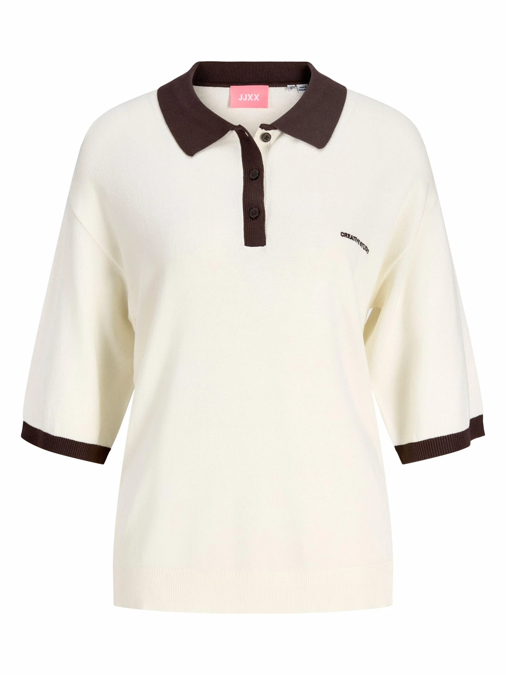 JACK & JONES Jxvilda SS Polo Knit Kobiety Polo Knit