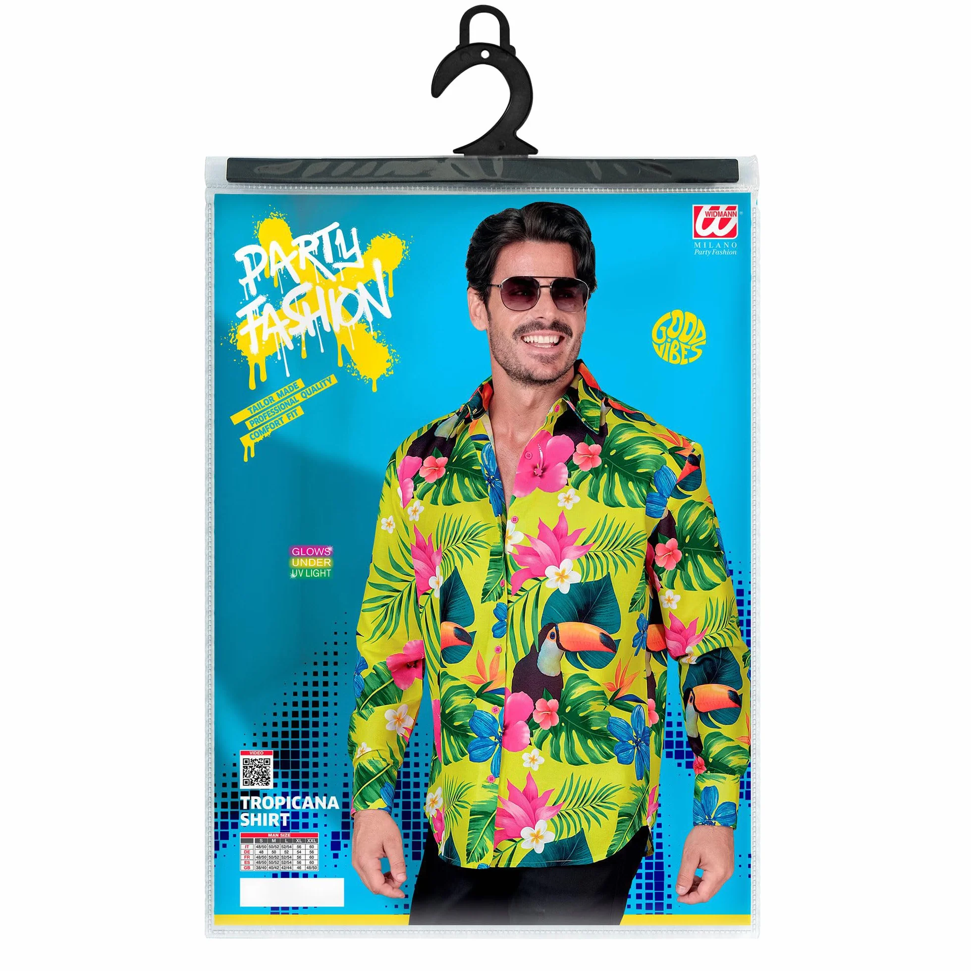 W WIDMANN MILANO Party Fashion - Koszula Party Fashion, długi rękaw, koszula męska, showmani, przebrania galowe