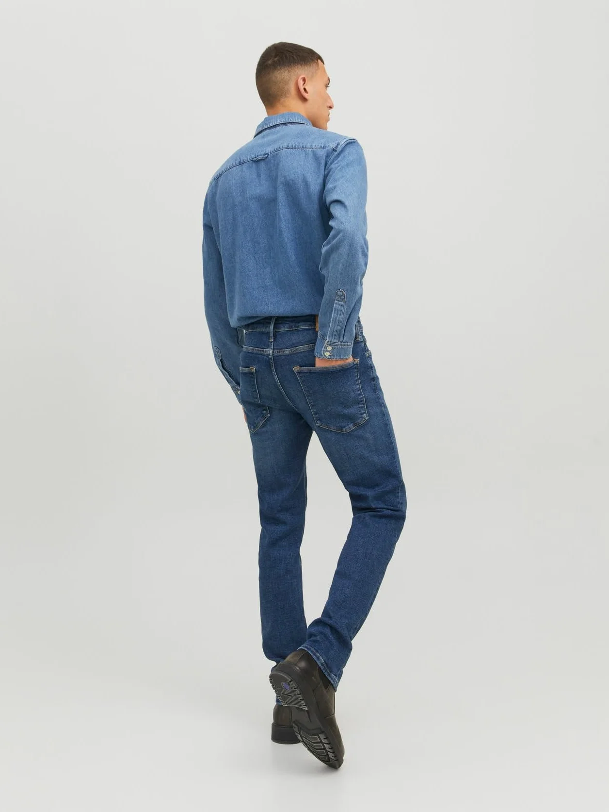 JACK & JONES Jjiclark Jjevan Jos 298 Lid Noos - Dżins Mężczyźni
