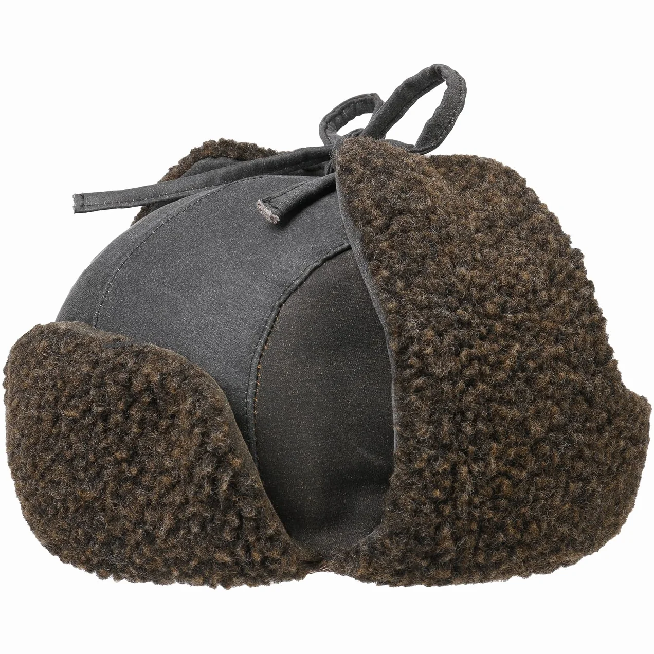 STETSON Fairbanks czapka pilotka gladka jednokolorowa z nausznikami Meski Jesien Zima