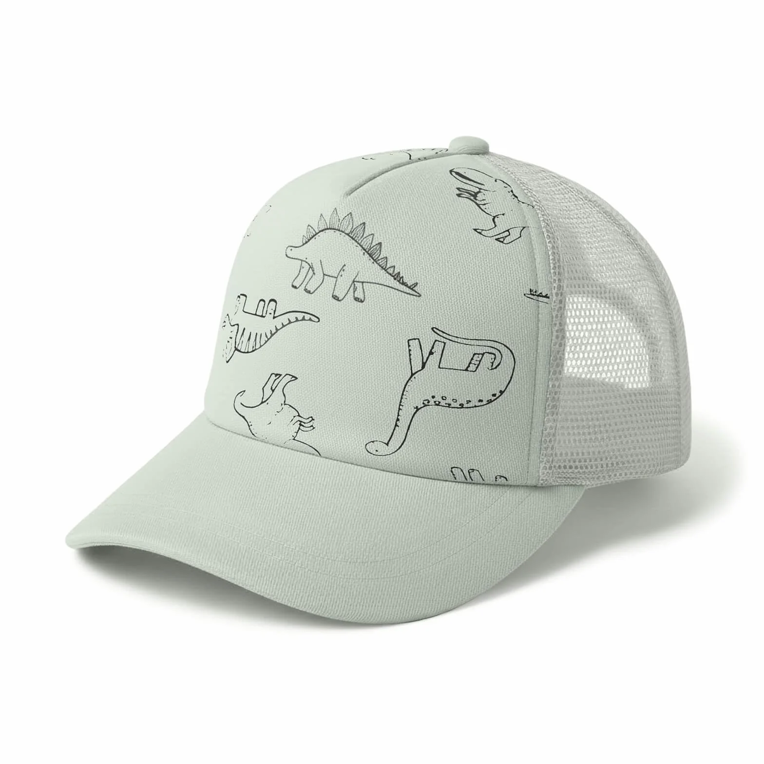 DRESHOW Maluch Bejsbolówka Czapka Dziecko Słońce Czapka Urocze Jednolity Kolor & Dinozaur Wzór Czapki Unisex Dziecko Trucker Czapki Niemowlę Maluch Dziecko Czapki dla Chłopcy Dziewczynki