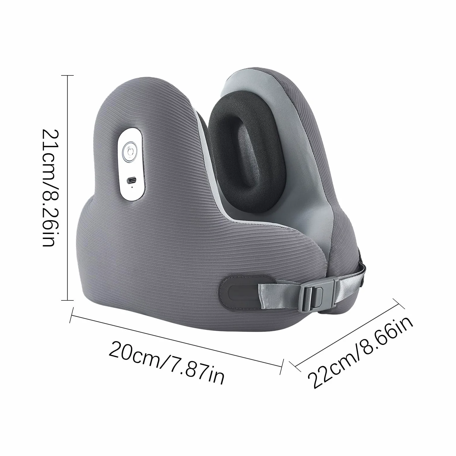 Podróżna poduszka pod szyję, miękka pianka, podróżna poduszka do spania, ergonomiczna poduszka z bezprzewodowym zestawem słuchawkowym dla kobiet, mężczyzn, dzieci, do studia, śpiących na pociągu