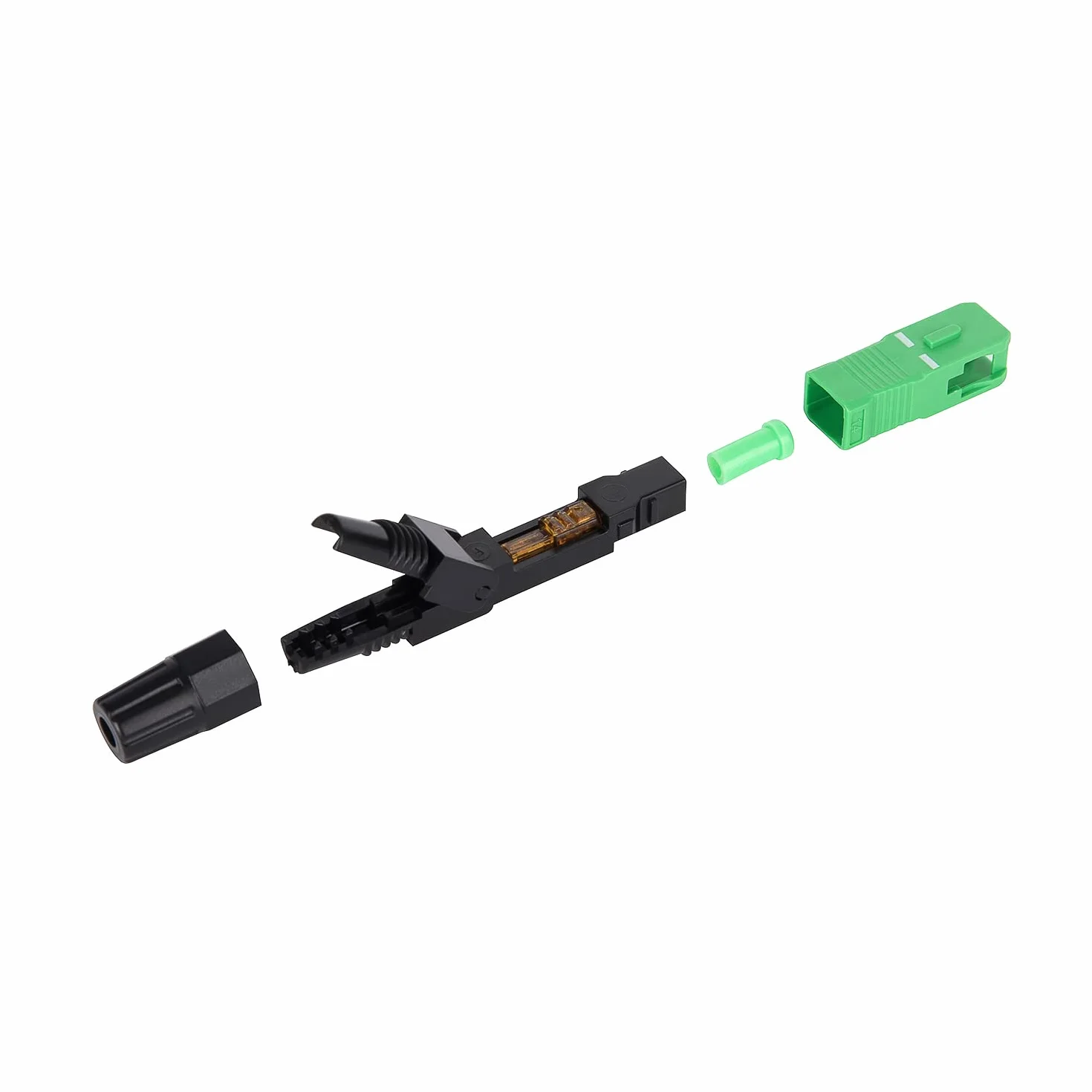 10 szt. Szybkie złącze do światłowodu SC APC Fiber Optic Fast Connector Quick Connector szybkie złącze montażowe