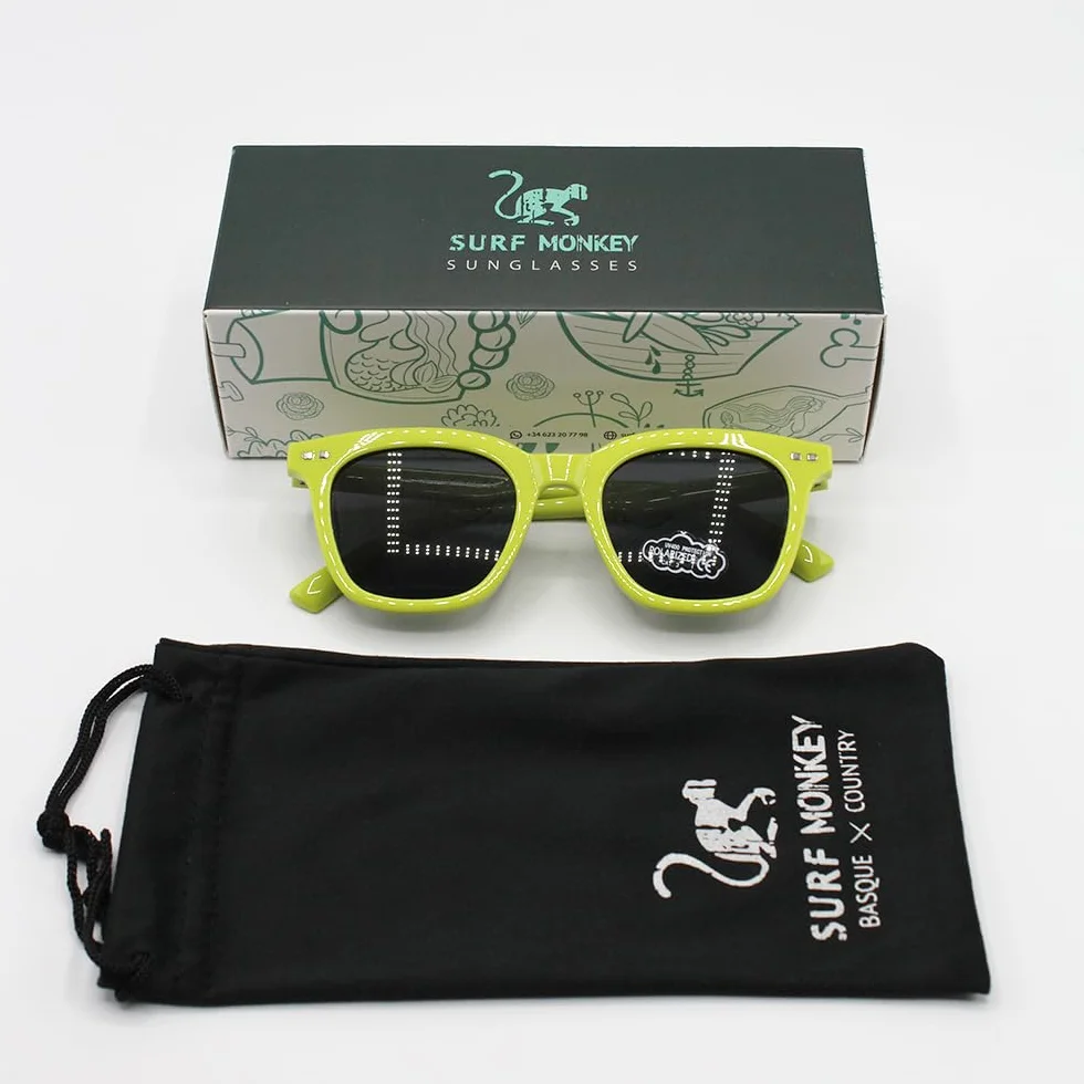 Surf Monkey Pływające okulary przeciwsłoneczne męskie/damskie | UV400 | Spolaryzowane | Powłoka antysolna