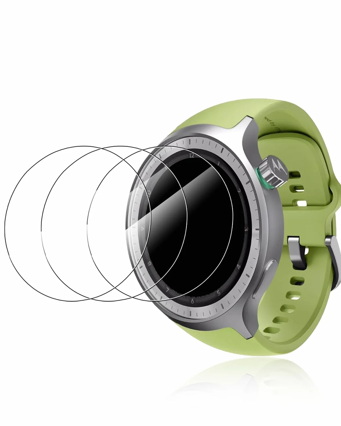 Folii ochronnej do Motorola Moto Watch 2026 Smartwatch, hartowane szkło 9H, odporna na zarysowania