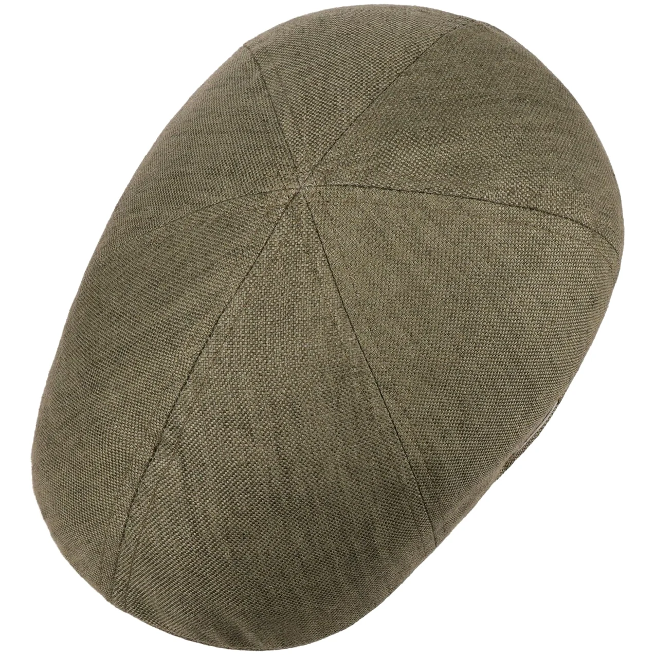 Stetson Texas Just Linen płaska czapka damska/męska – ze 100% lnu – Made in The EU – z podszewką z bawełny – sześcioczęściowa czapka z daszkiem z metalowym emblematem – wiosna/lato