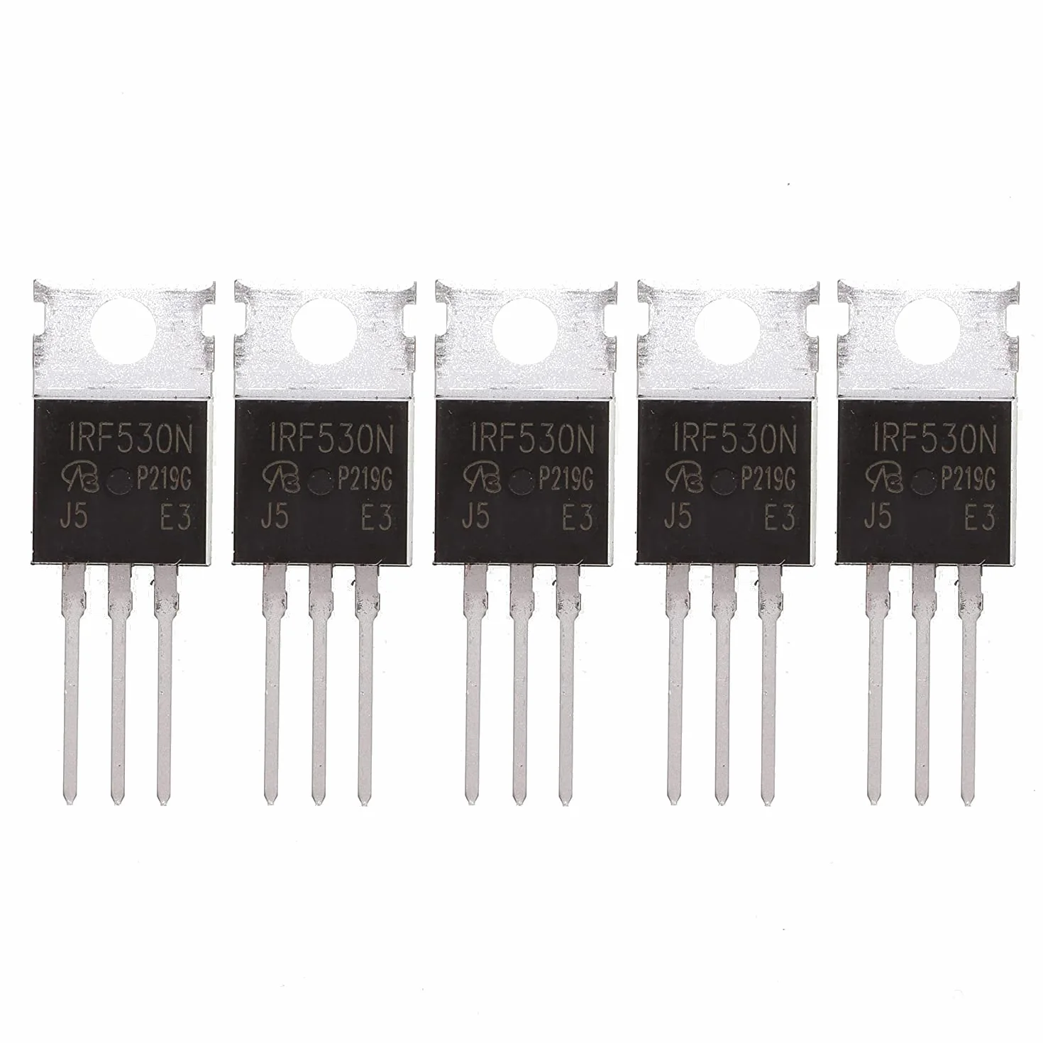 5-częściowy IRF530NPBF IRF530N IRF530 Vdss = 100 V Rds (on) = 0,127 ohm Id = 18A TO220 Tranzystor MOSFET z N