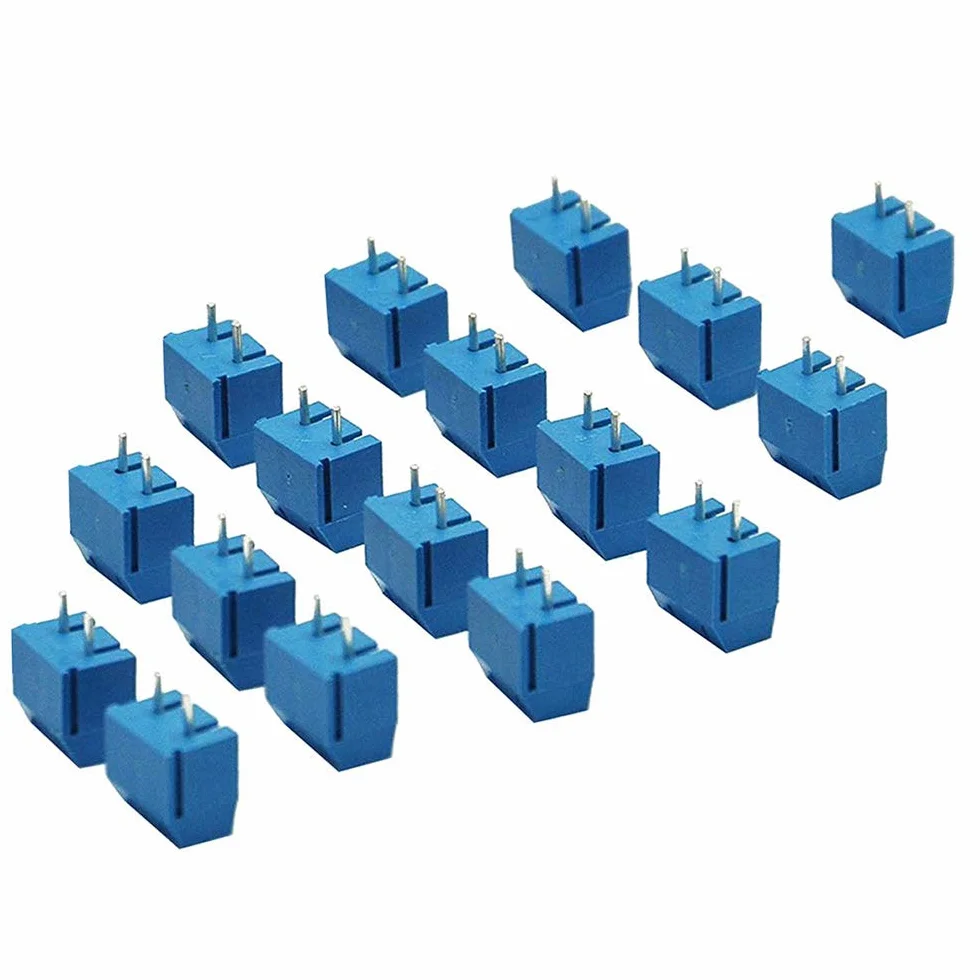 60 . 5 mm Pitch 2 Pin & 3 Pin PCB mocowanie śrubowe zaciski blokowe przyłącze do (50 x 2 pin, 10 x 3 pin)