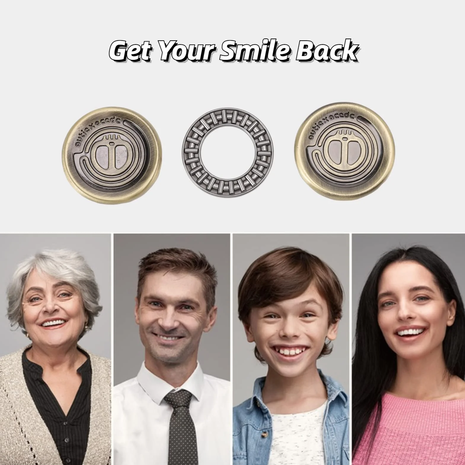 Suwak Magnetyczny, Fidget Haptic Coins EDC Metalowe Zabawki Fidget Lęk Odstresowanie ADHD Autyzm Zabawki Sensoryczne Zabawki Obrotowe Push Fidget Zabawki na Biurko Prezenty dla Dzieci i Dorosłych