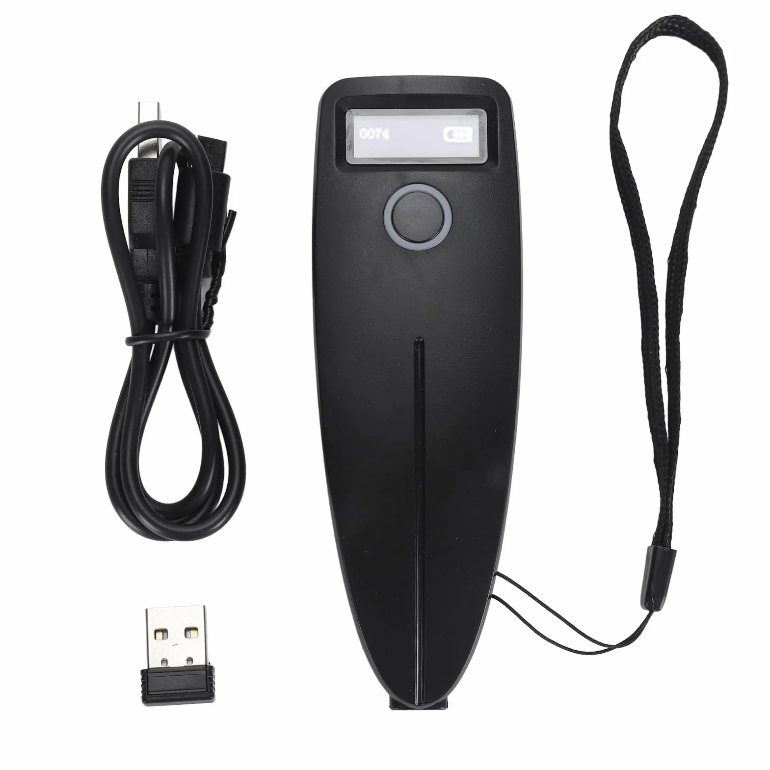 Yosoo Health Gear Skaner Kodów Kreskowych, 2D 1D Wireless Bluetooth i Ręczny Czytnik 2,4G z Połączeniem USB dla Magazynu Detalicznego