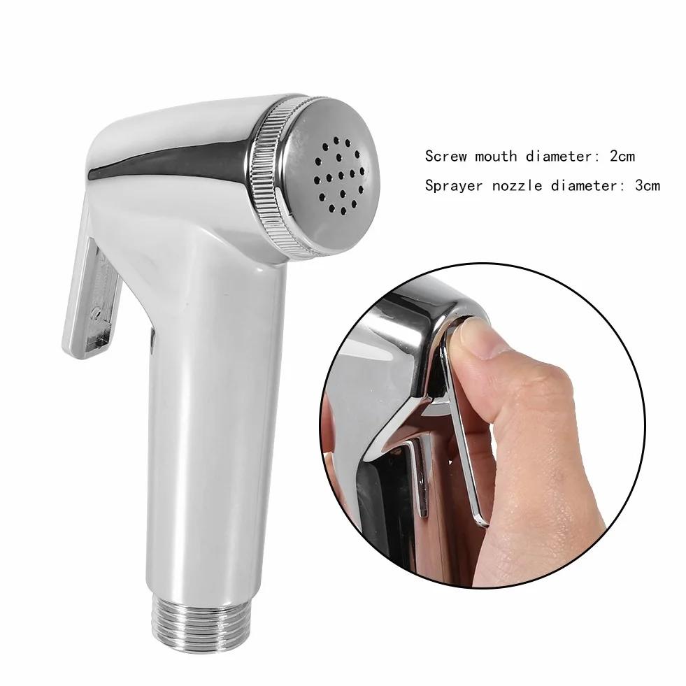 Opryskiwacz toaletowy bidet prysznic spray wielofunkcyjny ABS ręczny regulowany pojedynczy prysznic głowica łazienka kran akcesoria