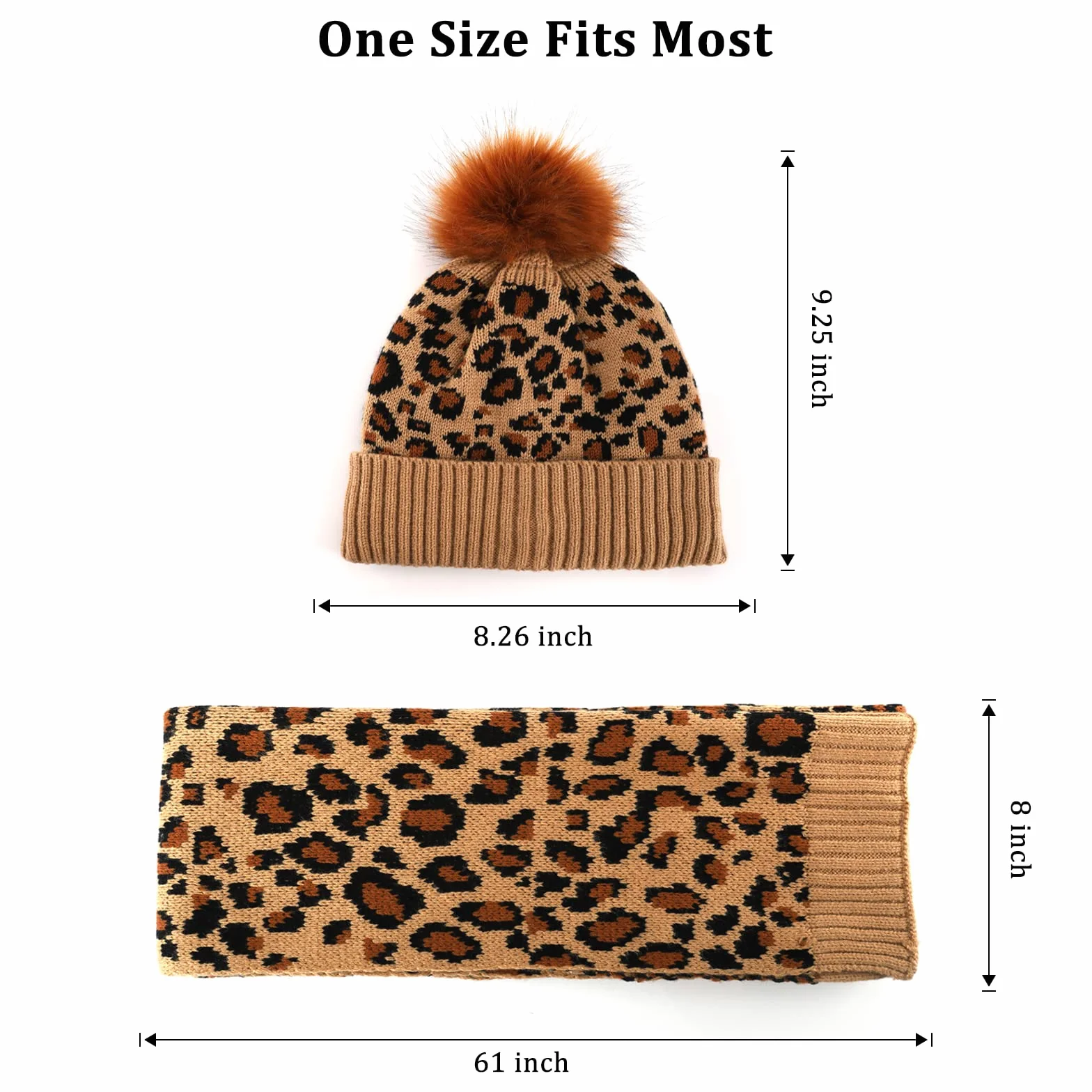JINDUN Czapka szalik zestaw rękawiczek dla kobiet, zimowy ciepły gruby szalik dzianinowy czapka beanie i rękawiczki zimowe do ekranu dotykowego zestaw dla mężczyzn i kobiet