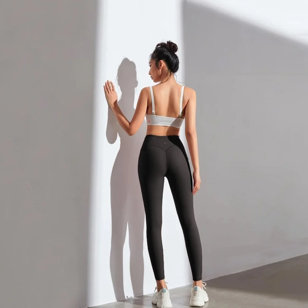 flintronic Legginsy dla kobiet, legginsy z wysokim stanem dla kobiet, damskie legginsy termiczne kontrola brzucha, spodnie gimnastyczne do jogi, gumki do treningu, biegania, sportu, fitnessu, UK