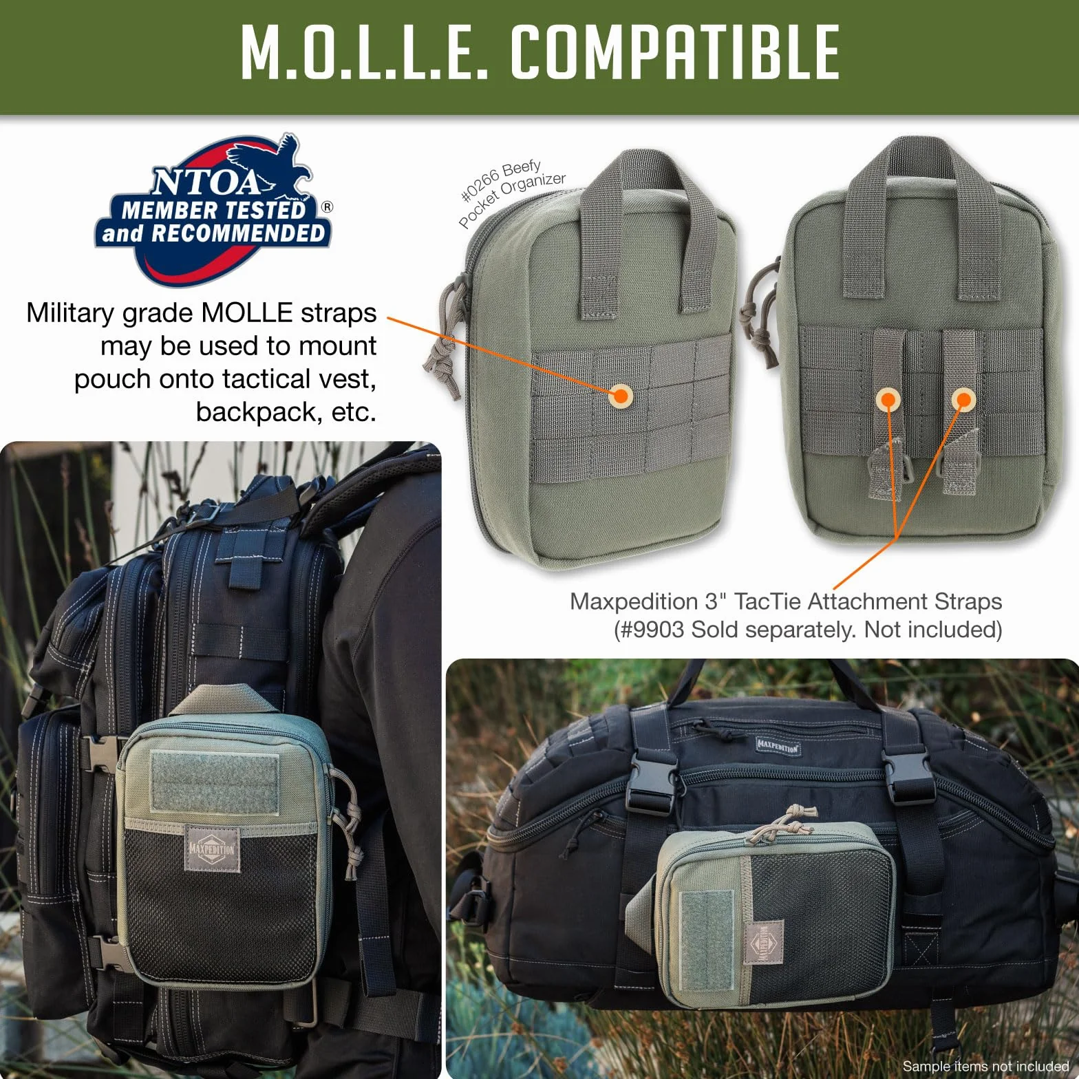 MAXPEDITION Beefy kieszonkowy organizer, kompaktowy, kompatybilny z MOLLE, nylonowy woreczek taktyczny 1000D, narzędzie do noszenia na co dzień i przechowywanie sprzętu na zewnątrz, taktyczny,
