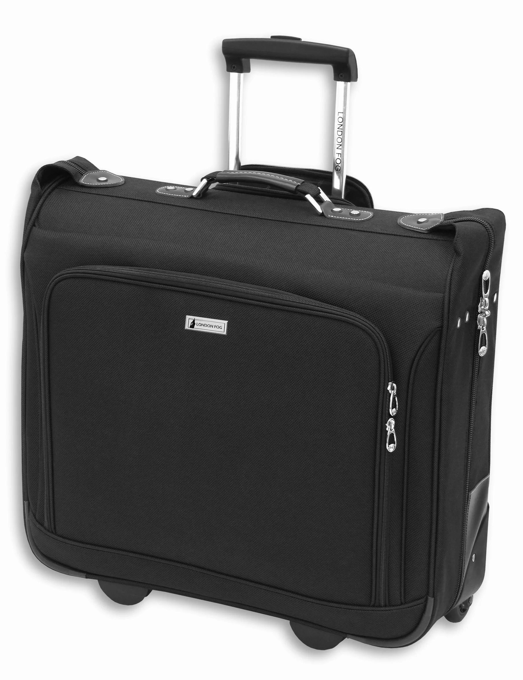 London Fog Buckingham torba na ubrania na kółkach 112 cm, Czarny, 44-Inch, Buckingham 112 cm torba na ubrania na kółkach
