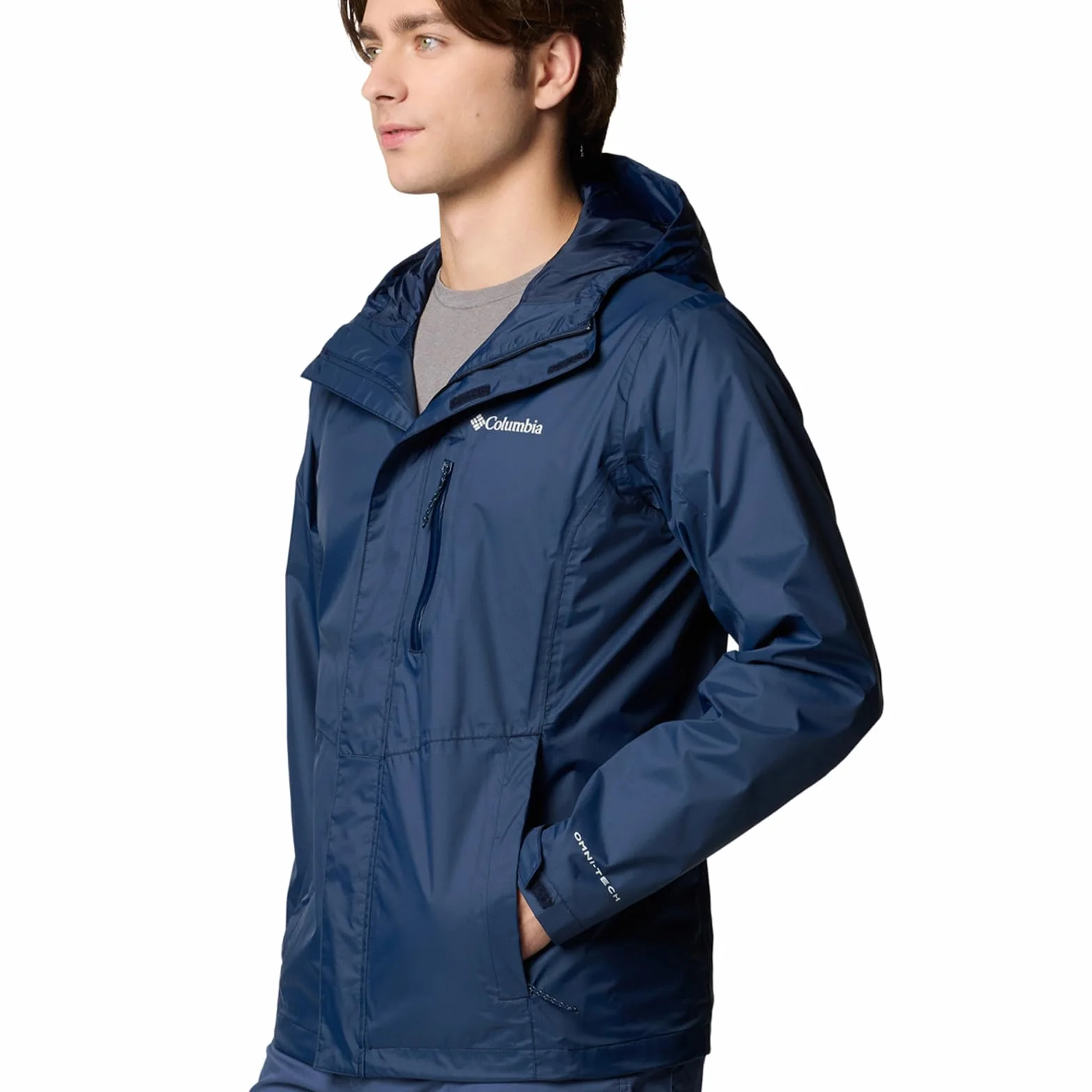 Columbia Męska kurtka Pouring Adventure 3, Collegiate Navy, L