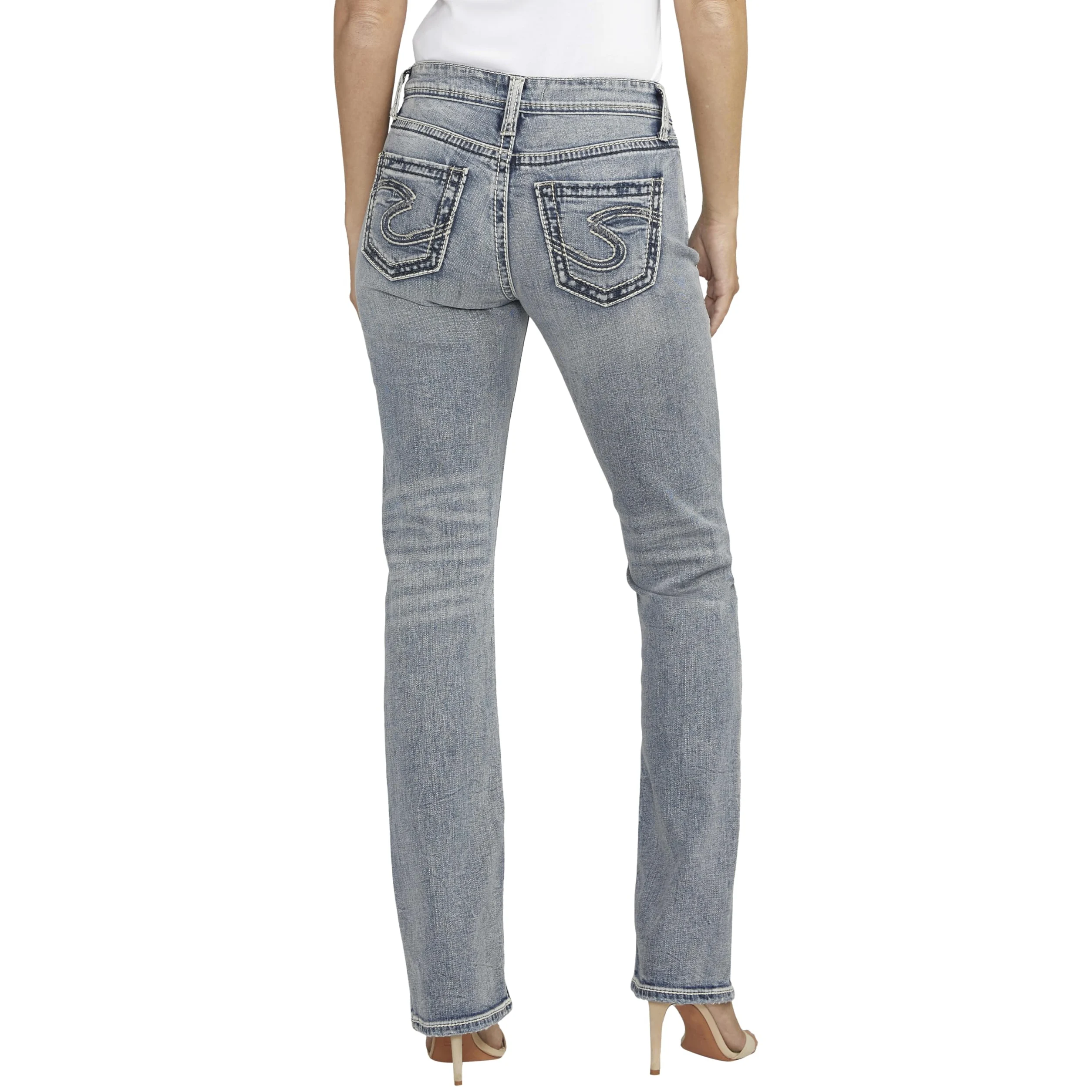 Silver Jeans Dżins damski Suki Curvy Fit High Rise Baby Bootcut Jean
