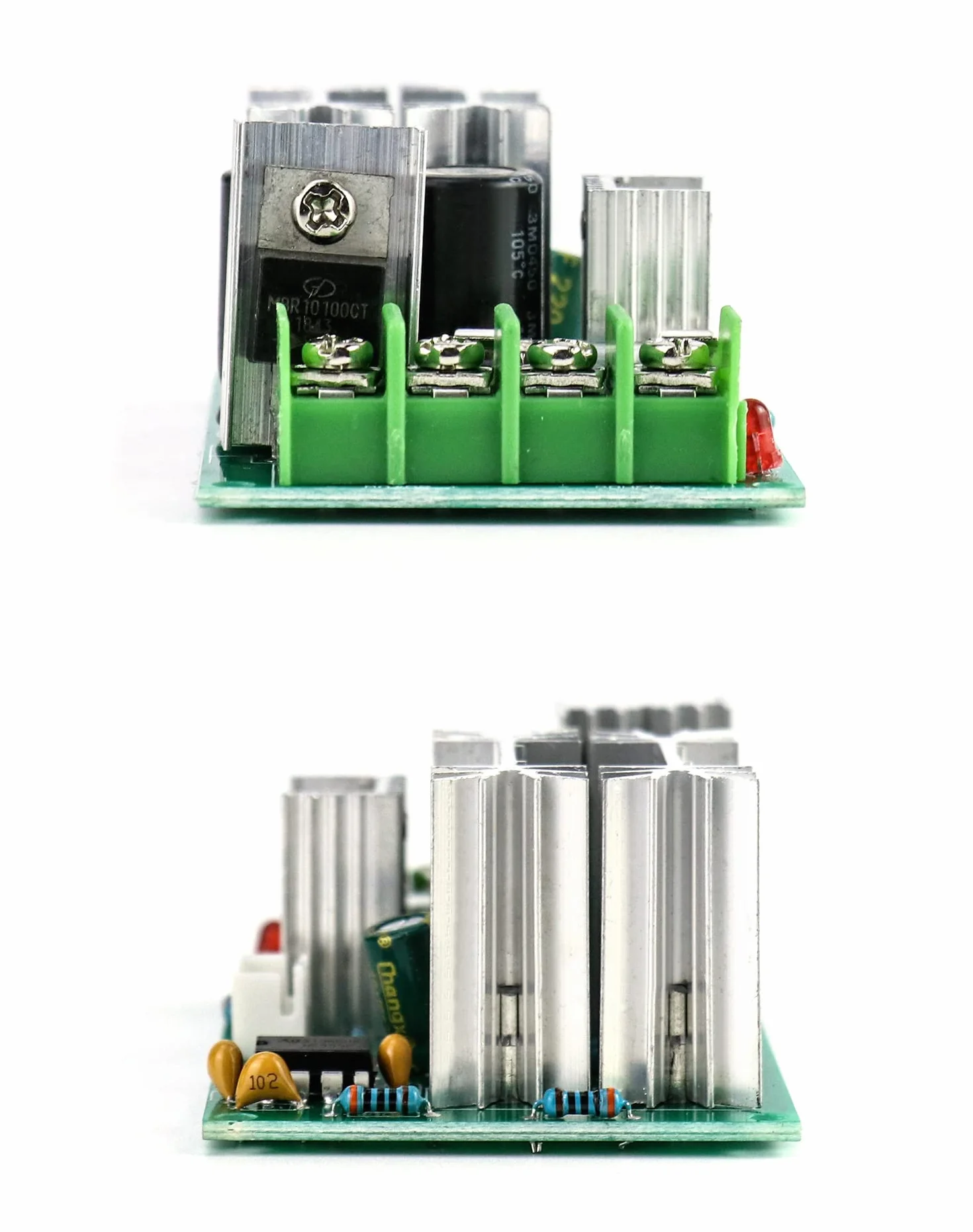 QWORK PWM regulator prędkości silnika DC 12V 24V 36V 48V 20A moduł napędowy o wysokiej wydajności regulowana prędkość PWM sterownik elektroniczny