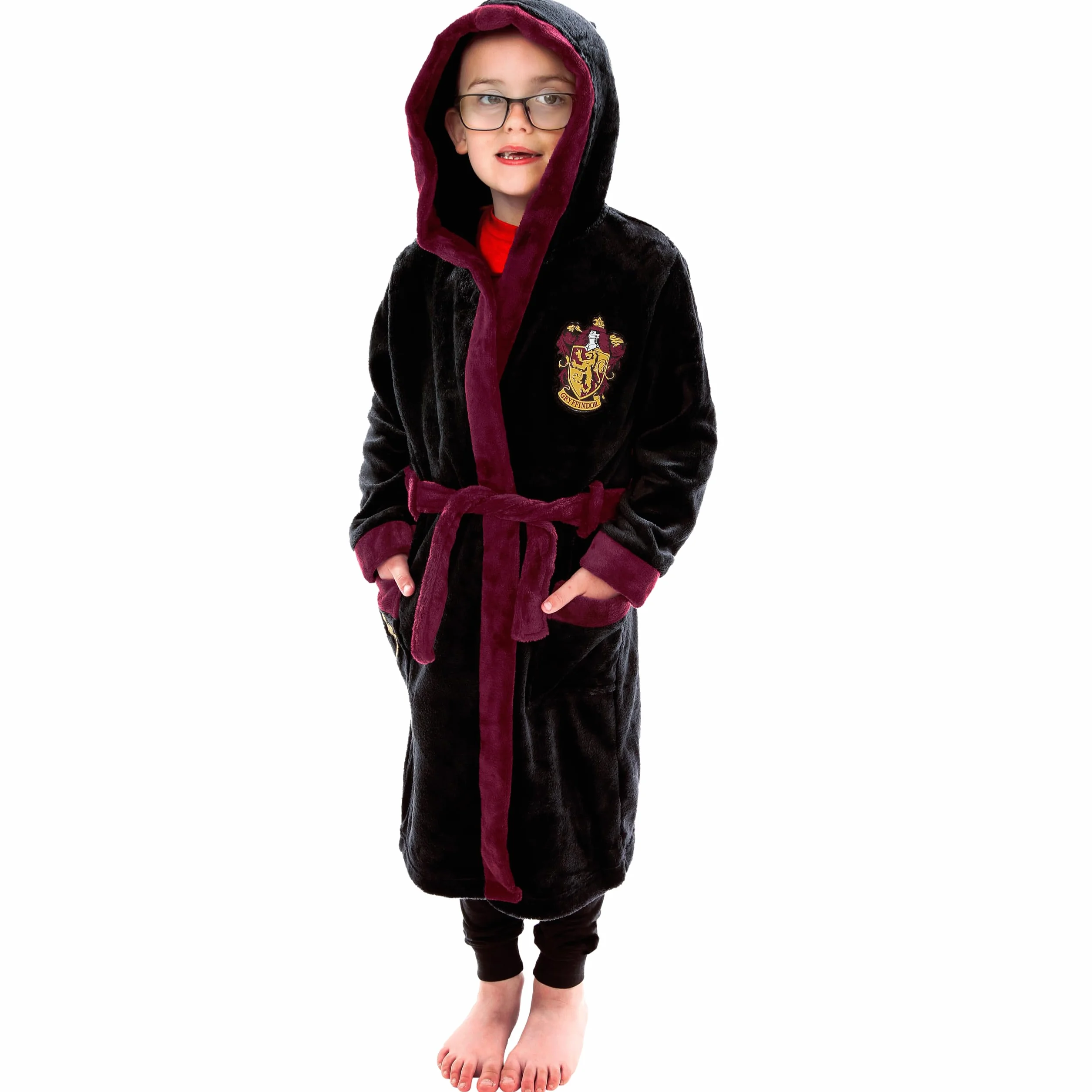 Szlafrok Harry Potter Polarowy Gryffindor dla Dzieci Hogwarts