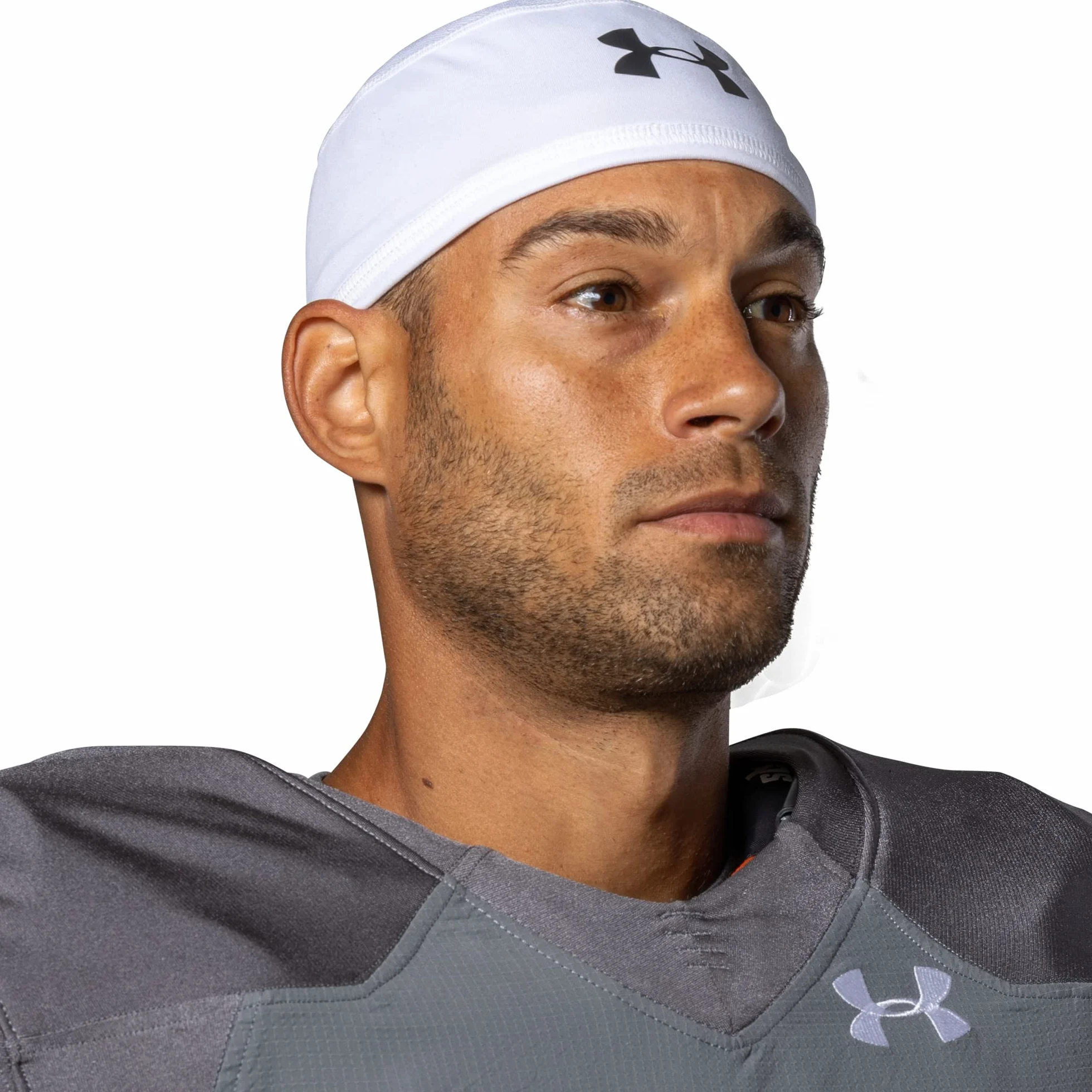 Under Armour Football Skull Cap White OSFM