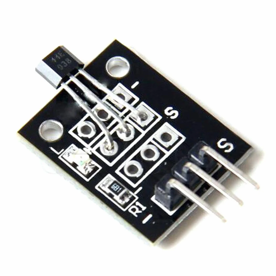 Hailege 5 szt. 3144E A3144 Halla Effect Sensor Magnetyczny moduł czujnika KY-003 DC 5V dla Arduino PIC AVR