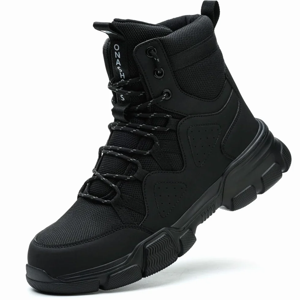 Rona Shoes Obuwie ochronne, buty robocze, stalowe noski, buty robocze, trampki, wygodne, sportowe, lekkie, dla mężczyzn i kobiet