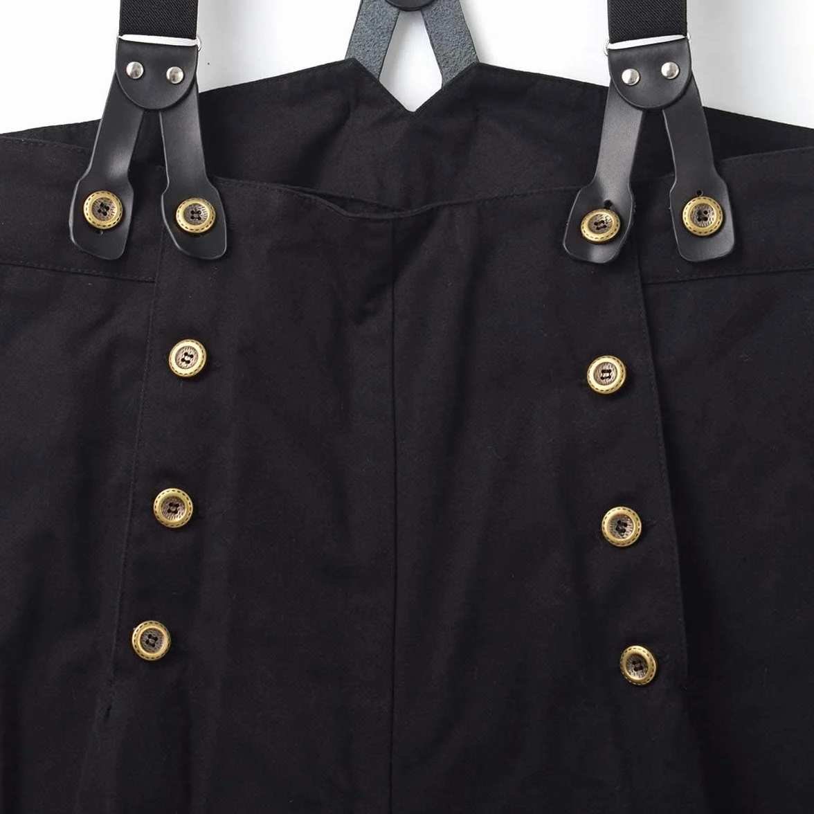 BPURB Męskie wiktoriańskie spodnie, kostium cosplay, steampunk, gotyckie spodnie