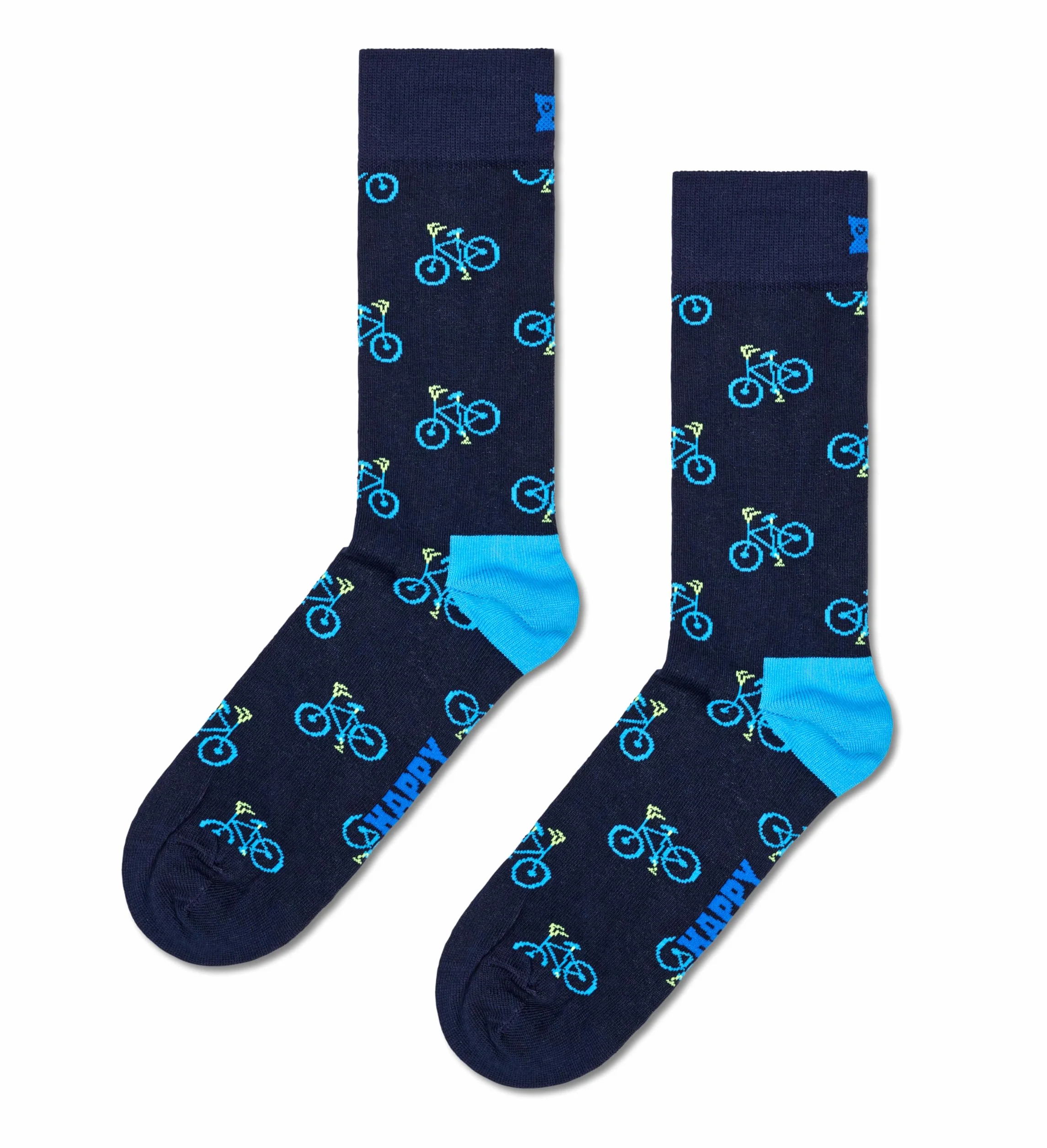 Happy Socks Bike Sock Skarpety rowerowe 36-40, ciemnoniebieskie