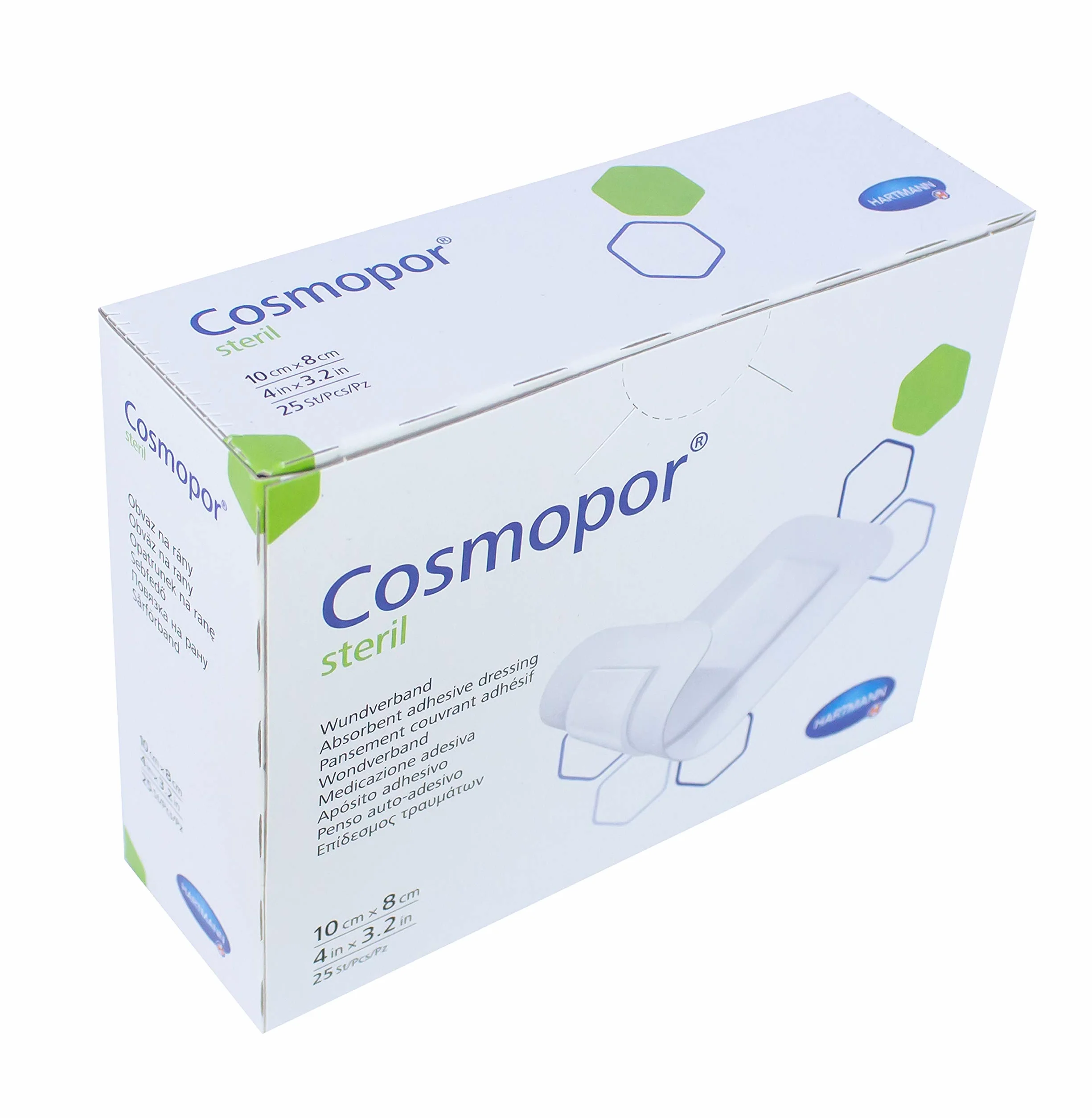 Cosmopor Pudełko 25 sterylnych plastrów 8x10cm 900806/1 [Badartikel]