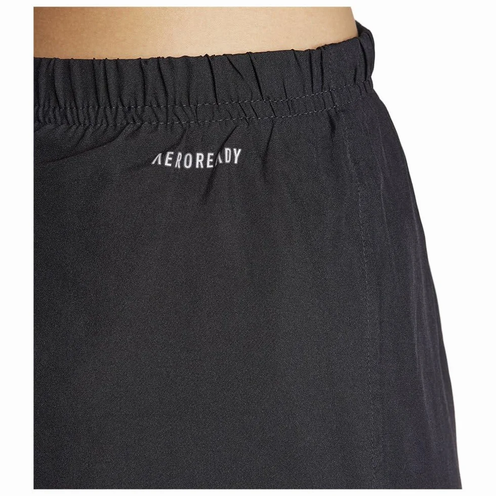 adidas Damskie szorty Run It, L 10 cm czarne, Czarny, L