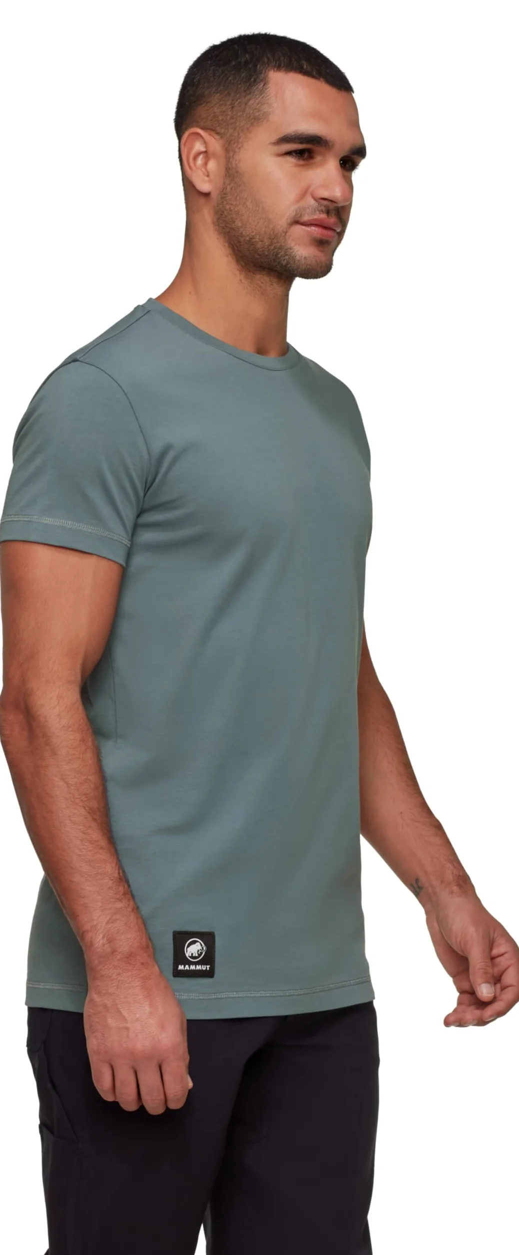 Mammut Massone Patch T-shirt z bawełny organicznej – męska lekka koszulka do wspinaczki, warstwowa, Warstwy, S