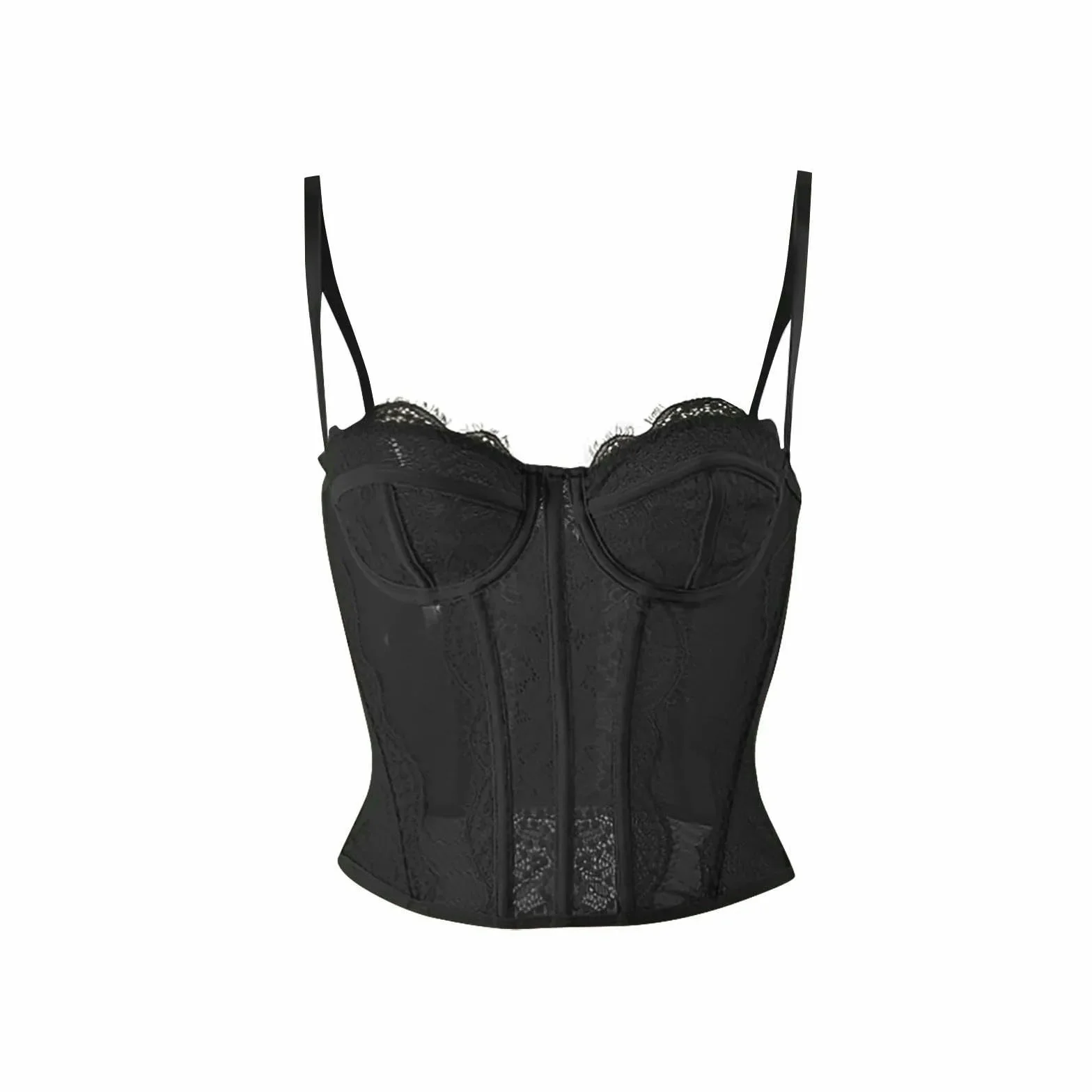 Trener talii Body Shaper dla kobiet Moda Seksowny damski gorset Crop Tops Punk Rock Goth Bustier Bra Night Club Party Cropped Vest Ladies Push Up Top-a-Blue-S