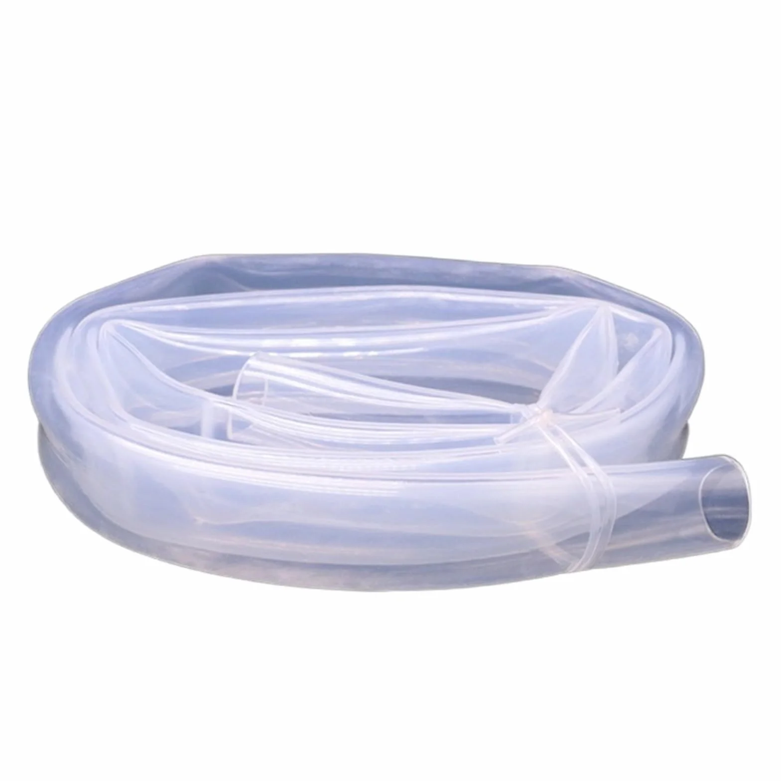Wąż odpływowy przezroczysta elastyczna silikonowa rurka 36 mm x 40 mm spożywcza napój woda gumowy wąż mleko piwo miękka rura podłączenie pompy wodnej