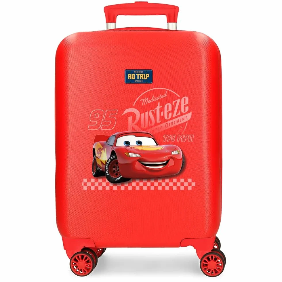 Joumma Disney Cars Trip walizka kabinowa Czerwona
