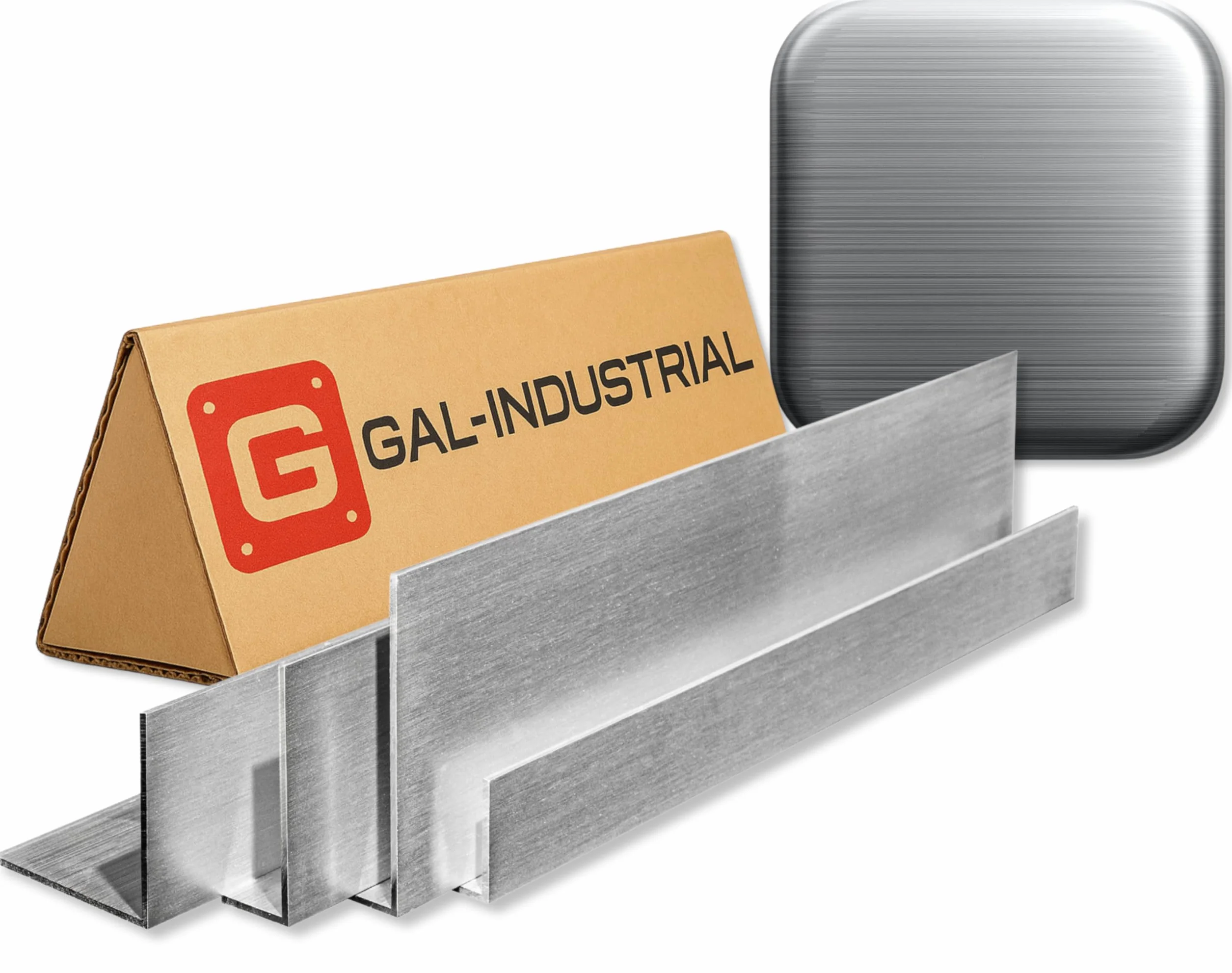 GAL - INDUSTRIAL Kątownik Aluminiowy Szczotkowany 60x40 mm | Grubość 3 mm | Długość 130 cm | Cięcie na Wymiar | Lekki i Wytrzymały Profil Aluminiowy | DIT, Wykończenie Wnętrz