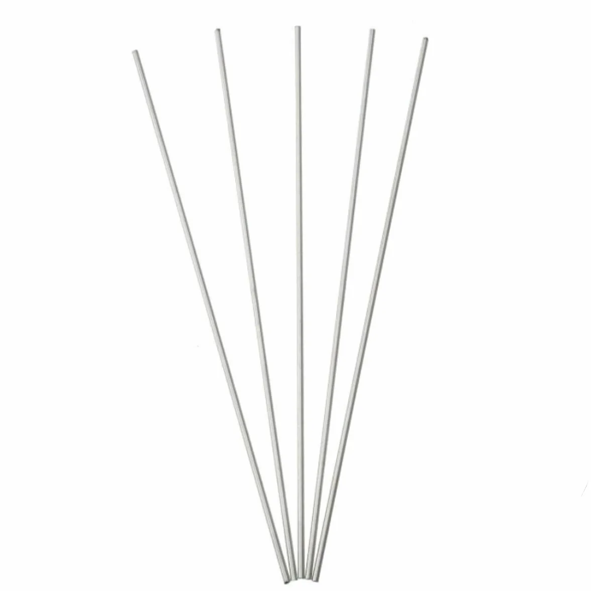 5pcs 304 Stainless Steel Straight Pipe Tubing OD 3mm x 2mm ID, Length 250mm Stainless Steel Capillary Tube