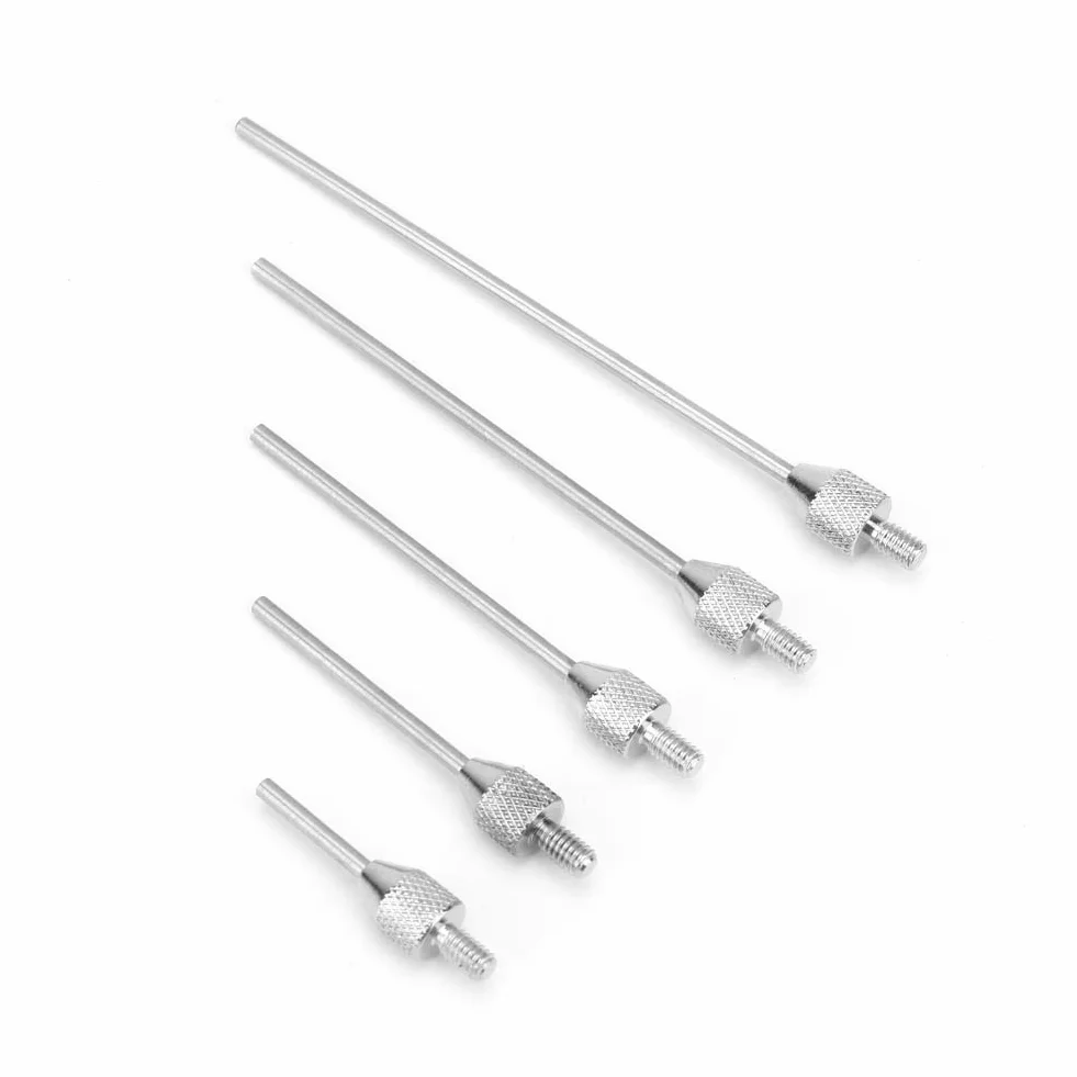 Czujnik zegarowy D1,5mm z głowicą pomiarową i dźwignią sondy, Wskaźnik testowy z tarczą igłową zestaw 5 sztuk, Precyzyjny miernik przemysłowy warsztatowy do pomiarów